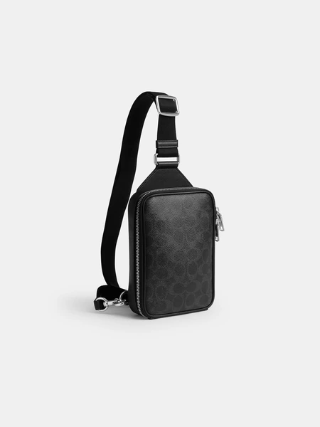 Компактная мужская сумка-слинг Coach