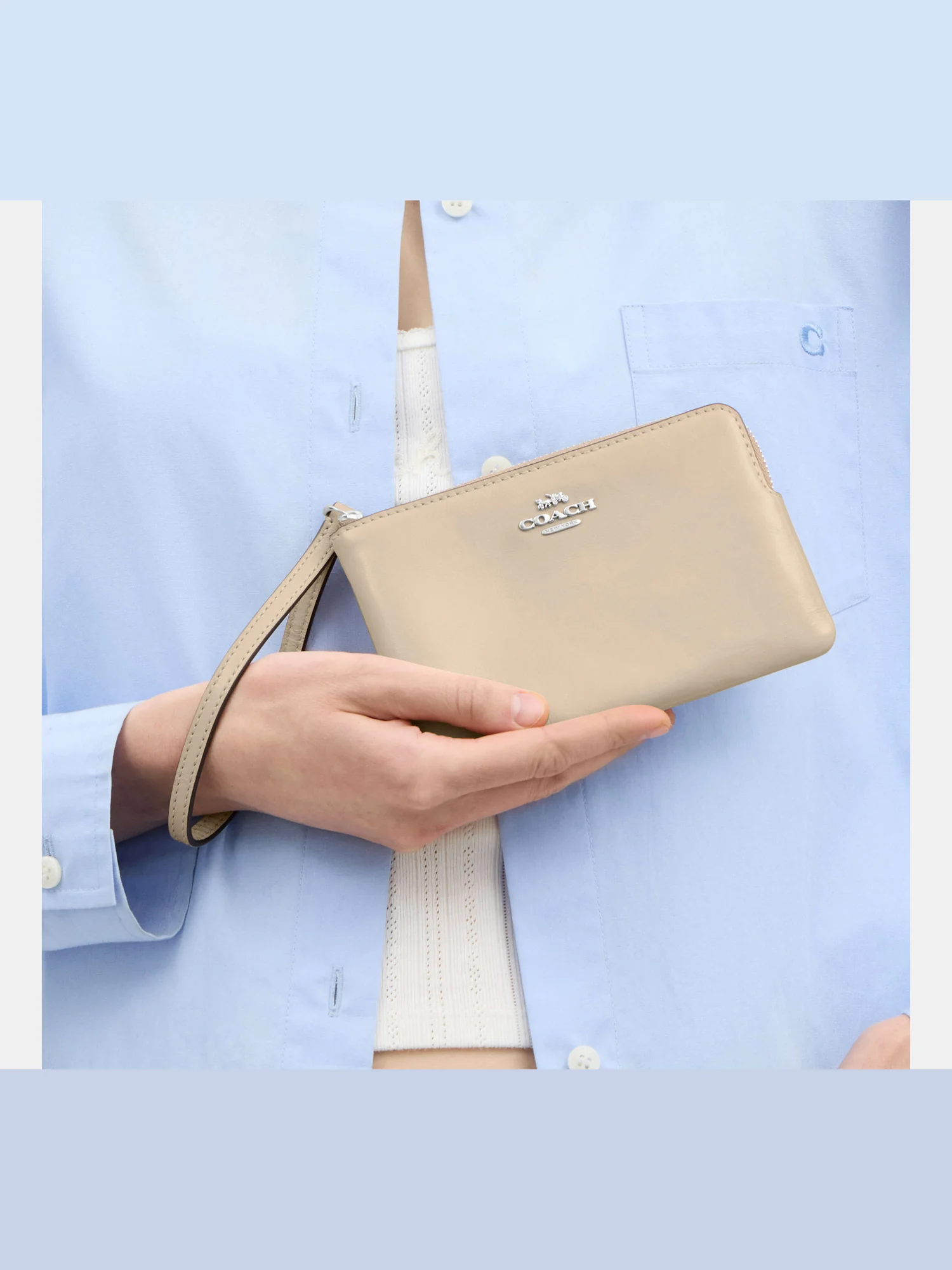 Клатч на запястье Coach Corner Zip — 2