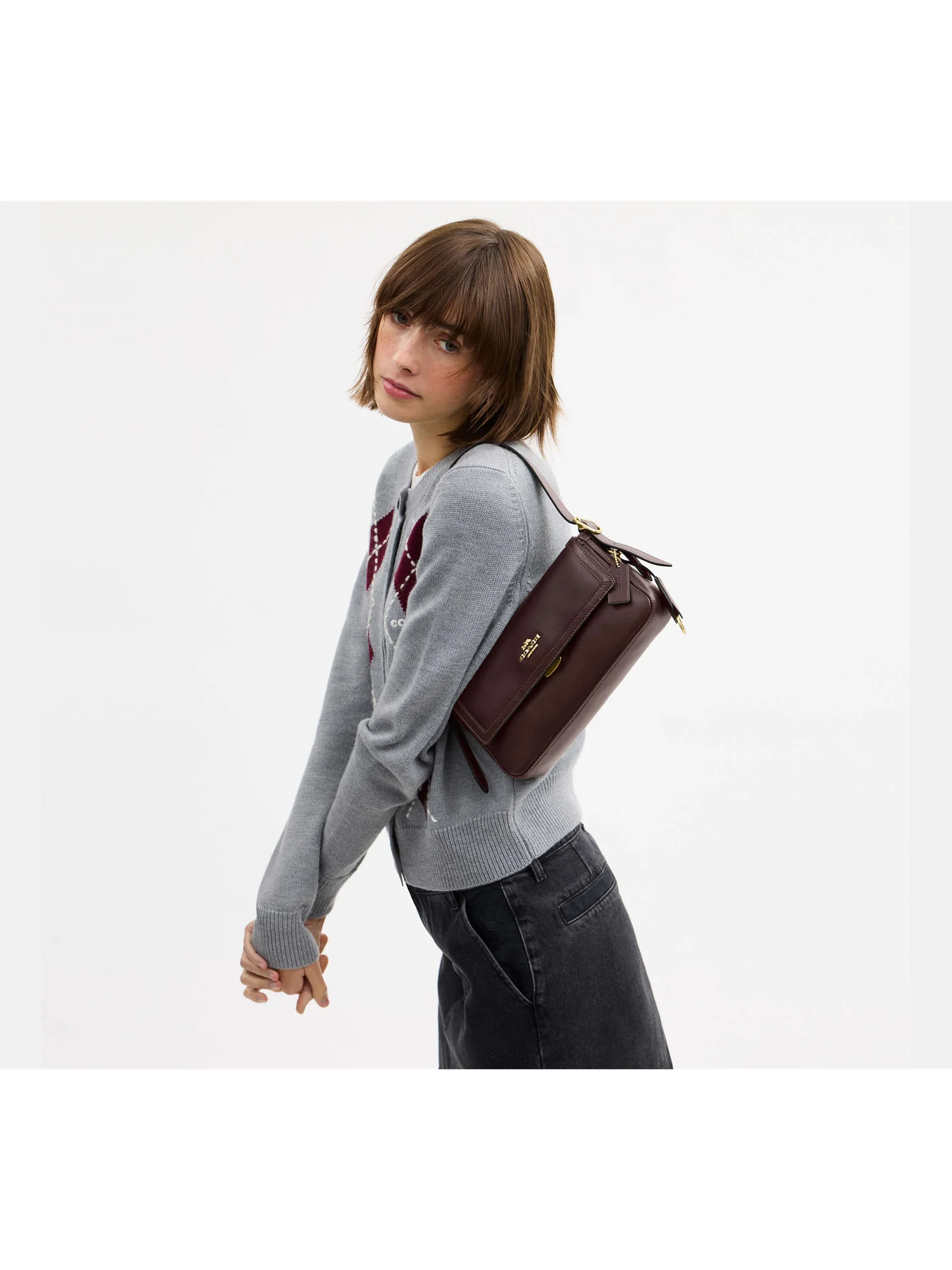 Сумка Coach Etta на плечо с клапаном — 7