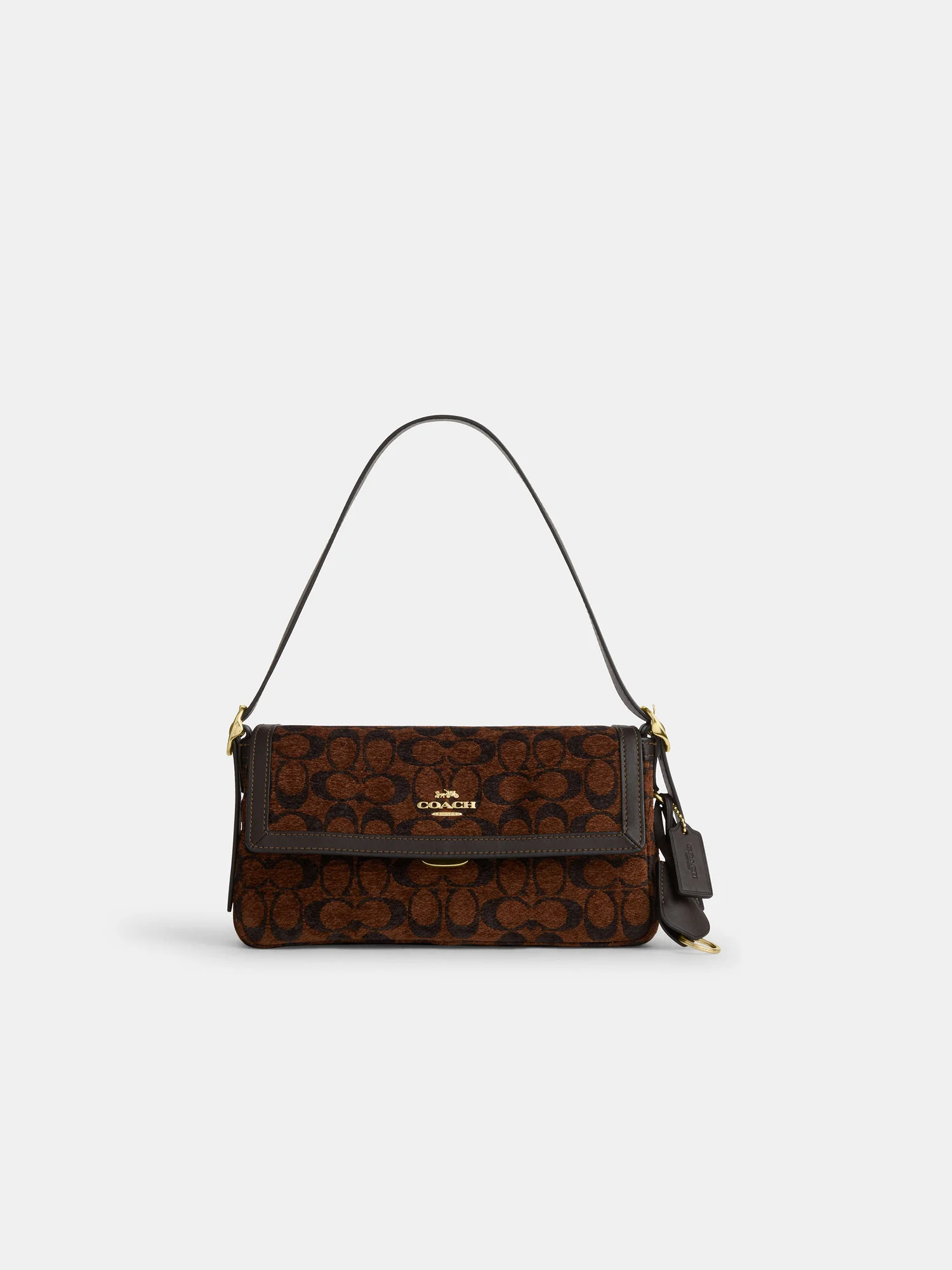 Сумка Coach Etta на плечо с клапаном — 14