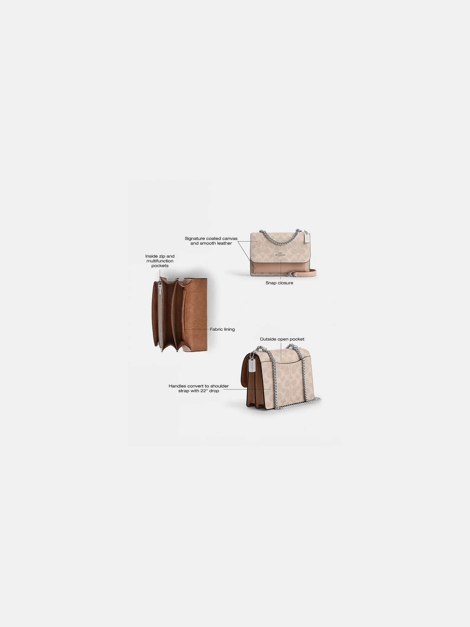 Мини сумка-кроссбоди Coach — 12