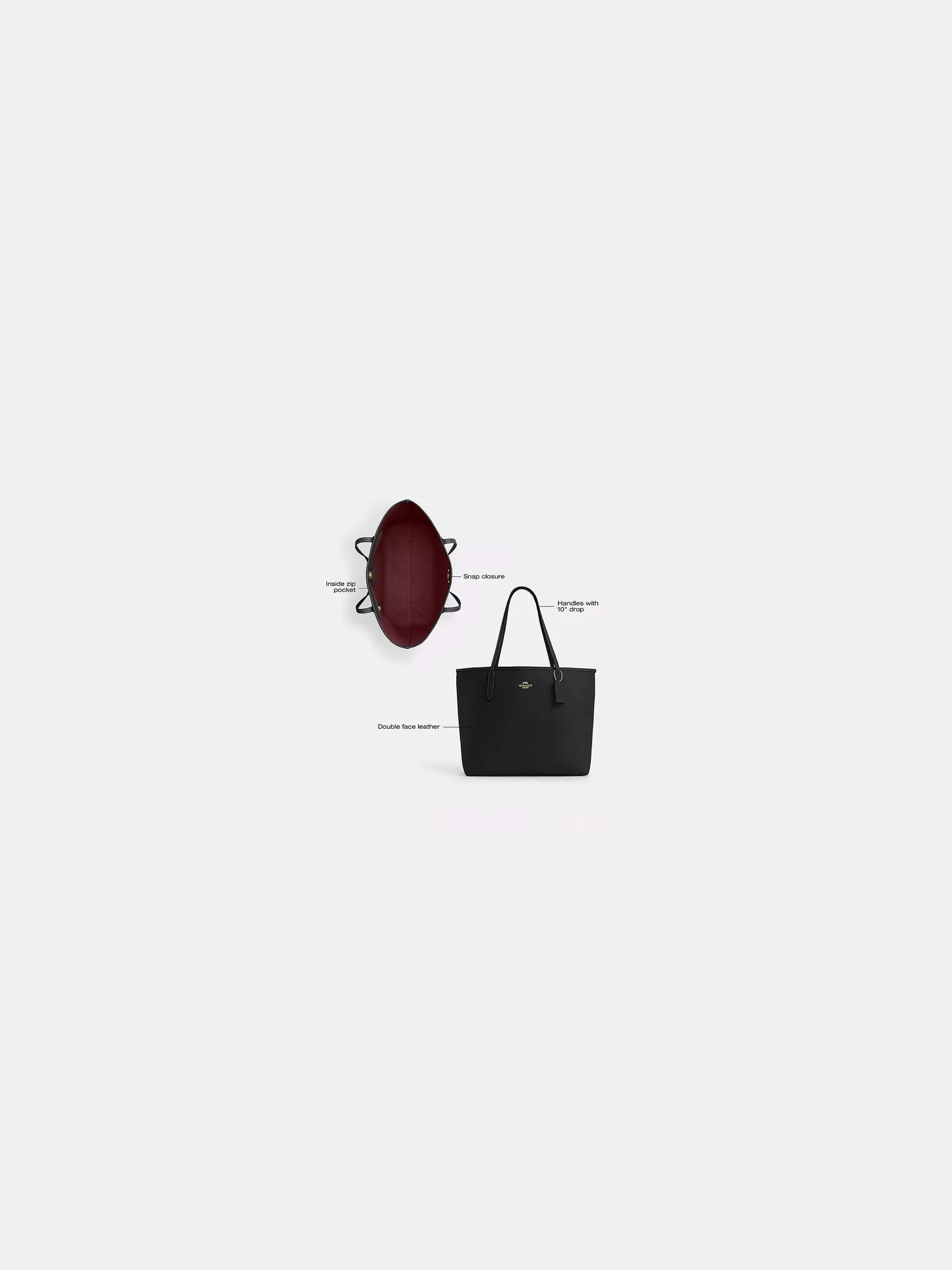Сумка-тоут Coach City Tote — 6