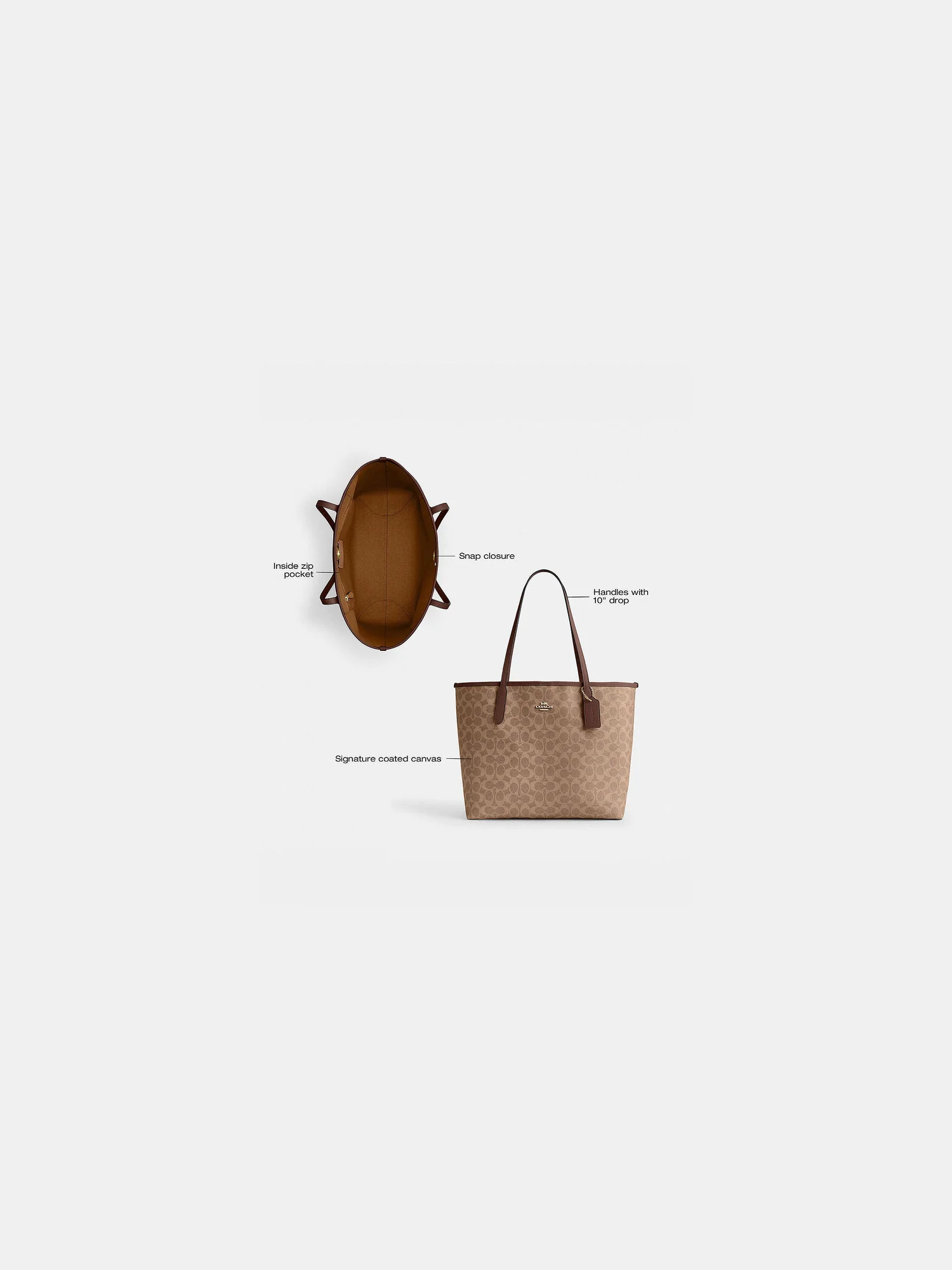 Сумка-тоут Coach City Tote — 6