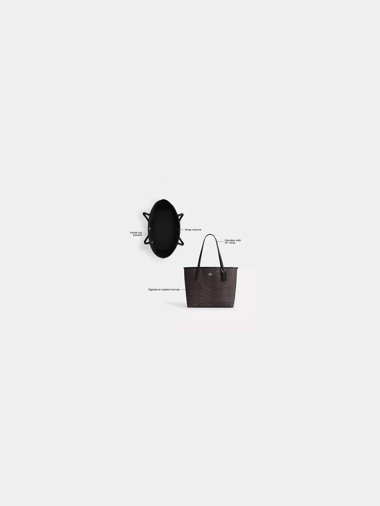 Сумка-тоут Coach City Tote — 5