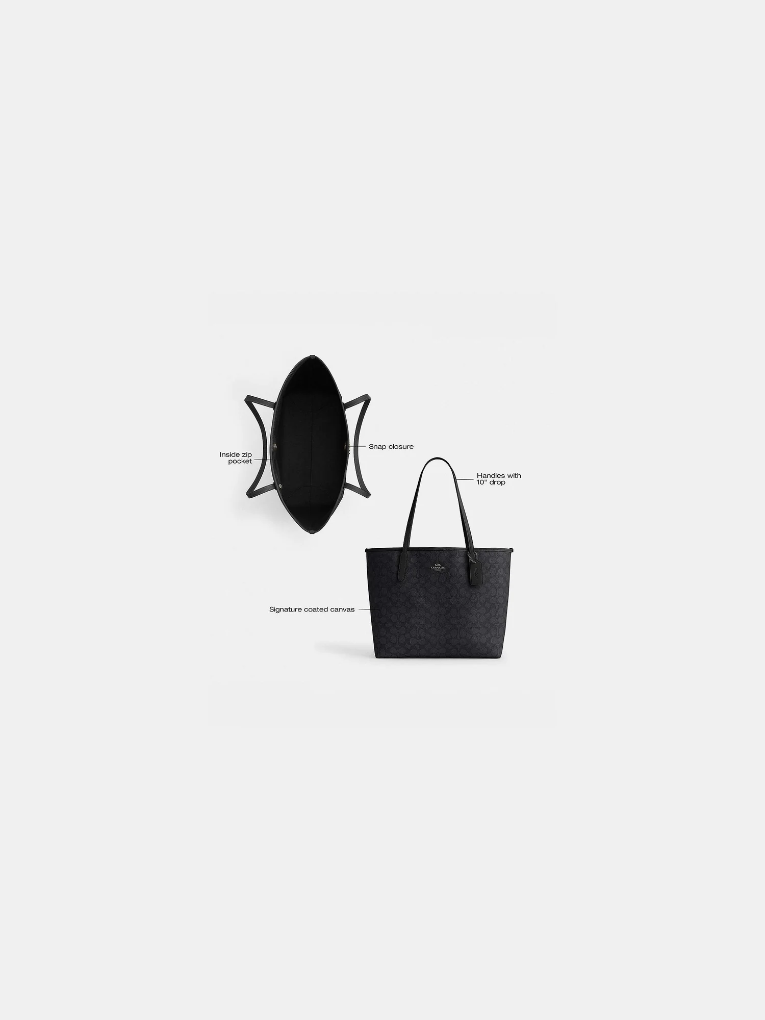 Сумка-тоут Coach City Tote — 15