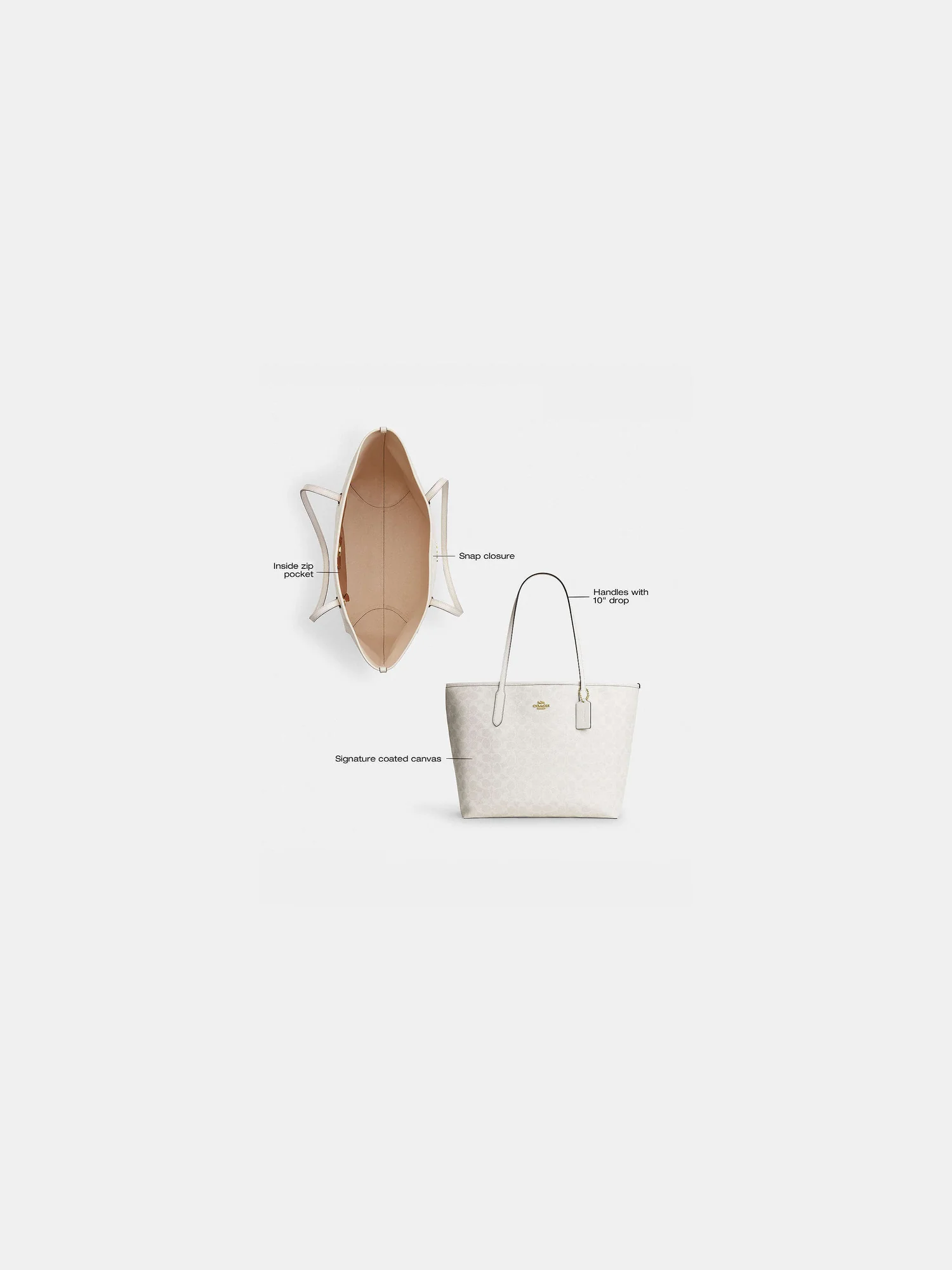 Сумка-тоут Coach City Tote — 15