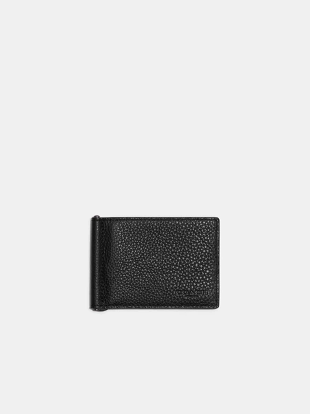 Тонкий бумажник Coach с зажимом для денег