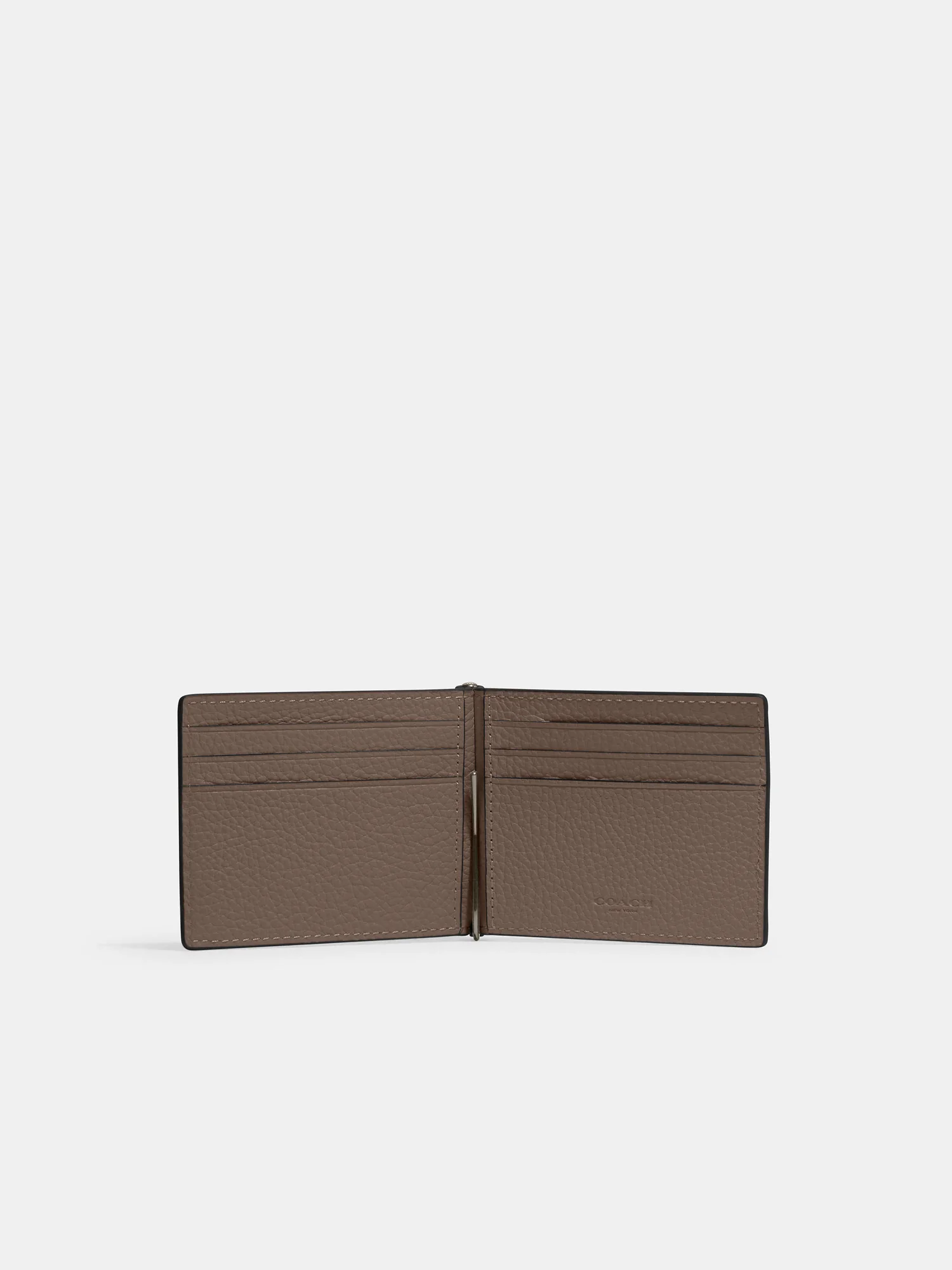 Тонкий бумажник Coach с зажимом для денег — 6