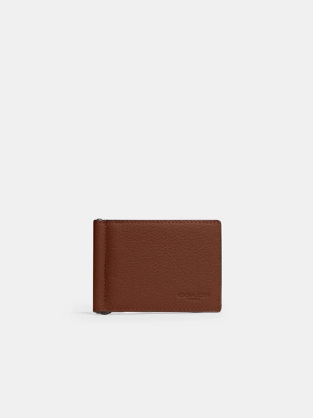 Тонкий кошелек Coach с зажимом для купюр