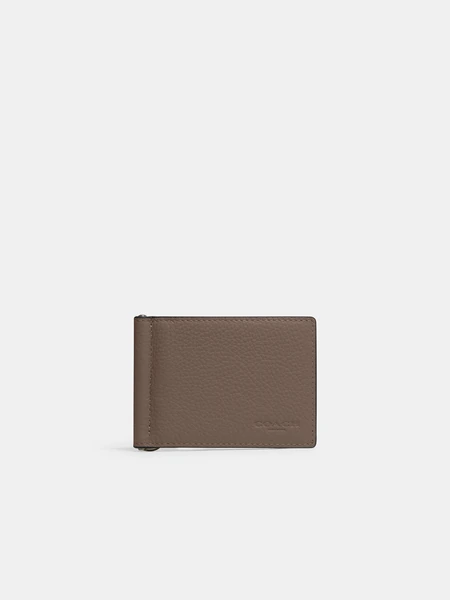 Тонкий кошелек Coach с зажимом для купюр
