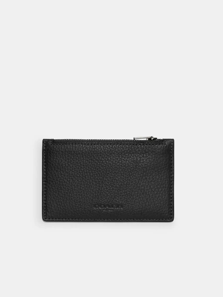 Картхолдер Coach на молнии с кольцом