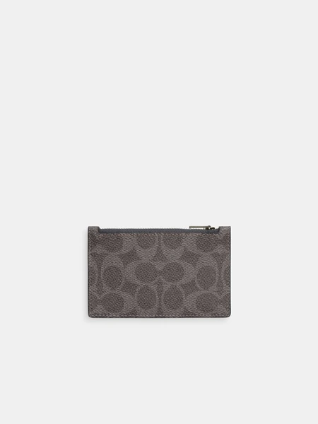 Картхолдер Coach на молнии с кольцом