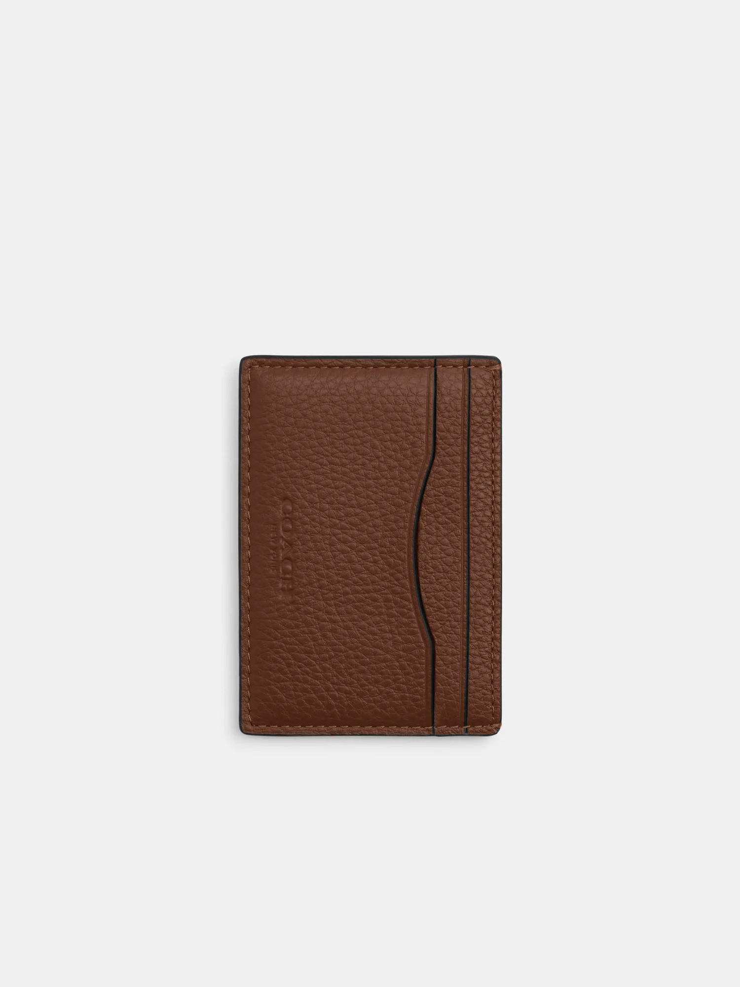Картхолдер Coach с зажимом для денег из канваса Signature — 1