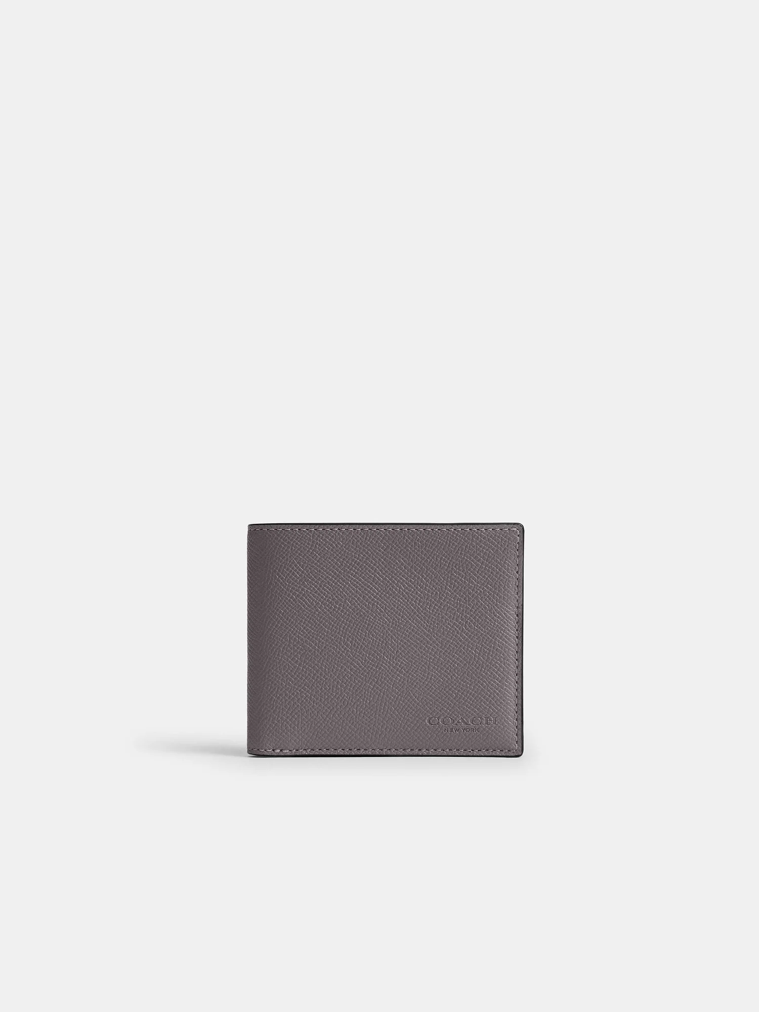 Кожаное портмоне Coach с окошком для документов — 10