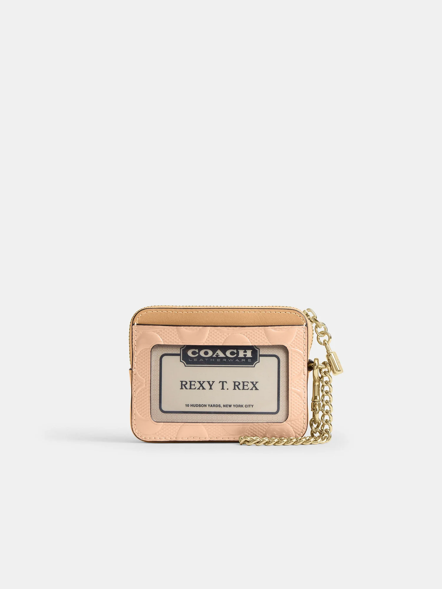 Картхолдер Coach на молнии — 2