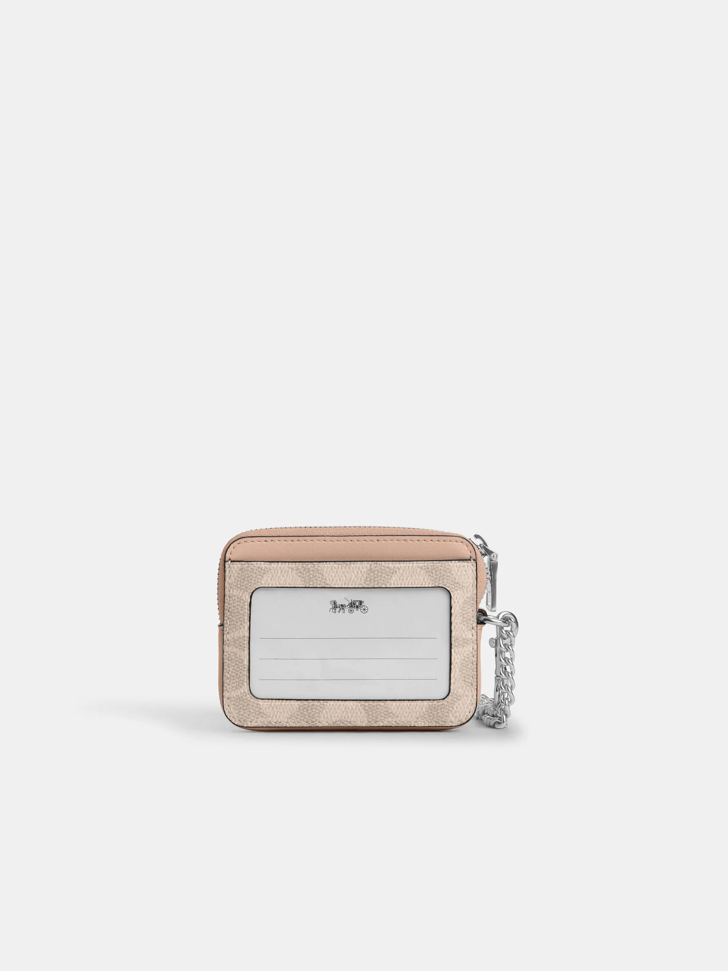 Картхолдер Coach на молнии с цепочкой — 2