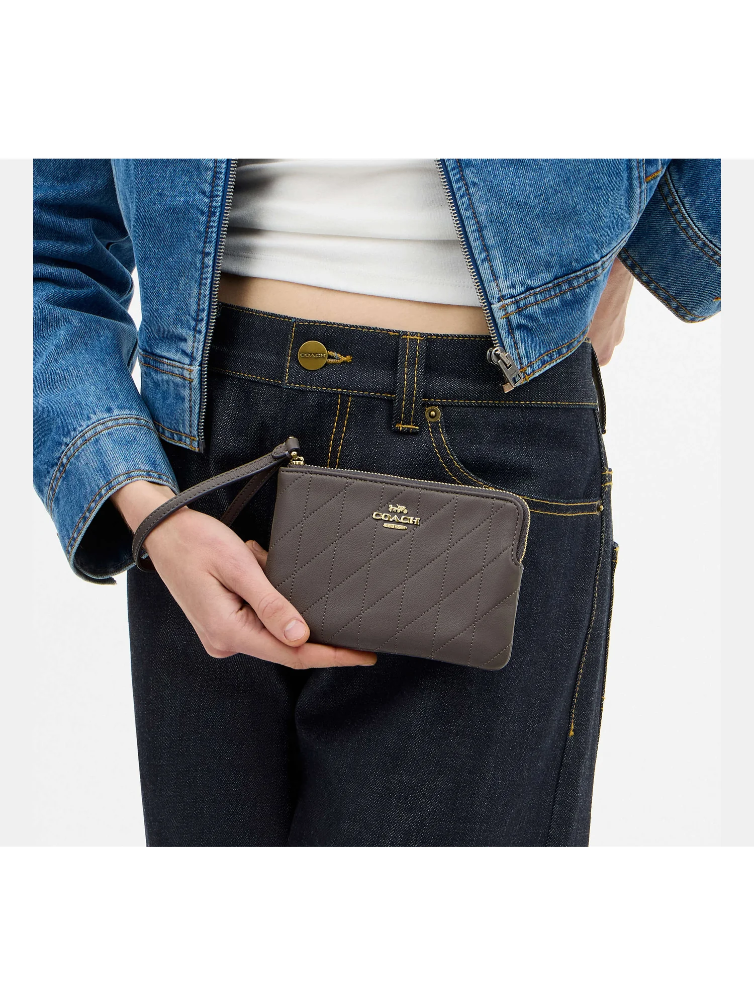 Кошелек-браслет Coach Corner Zip — 12