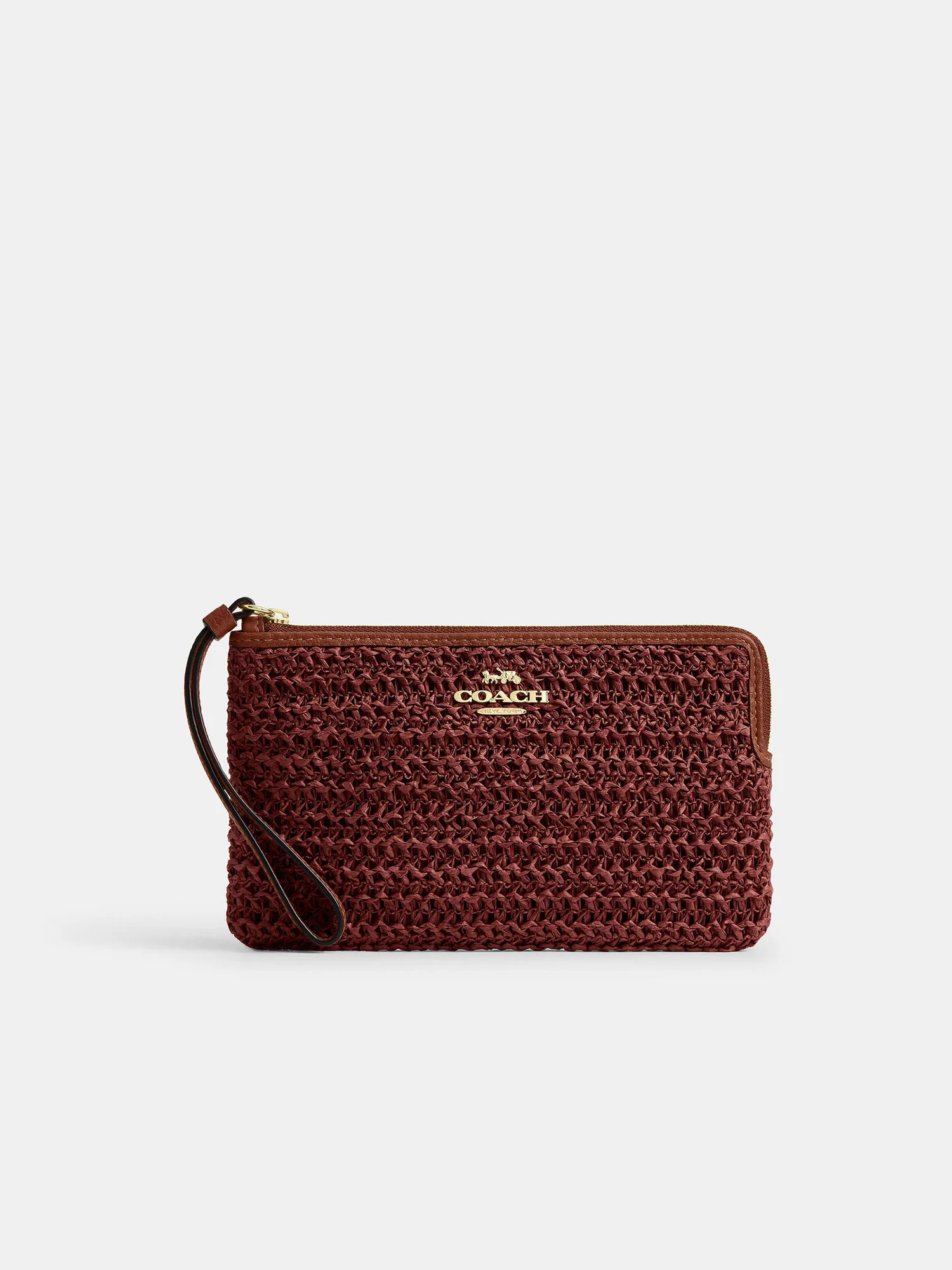 Большой кошелёк на запястье Coach с угловой молнией — 15
