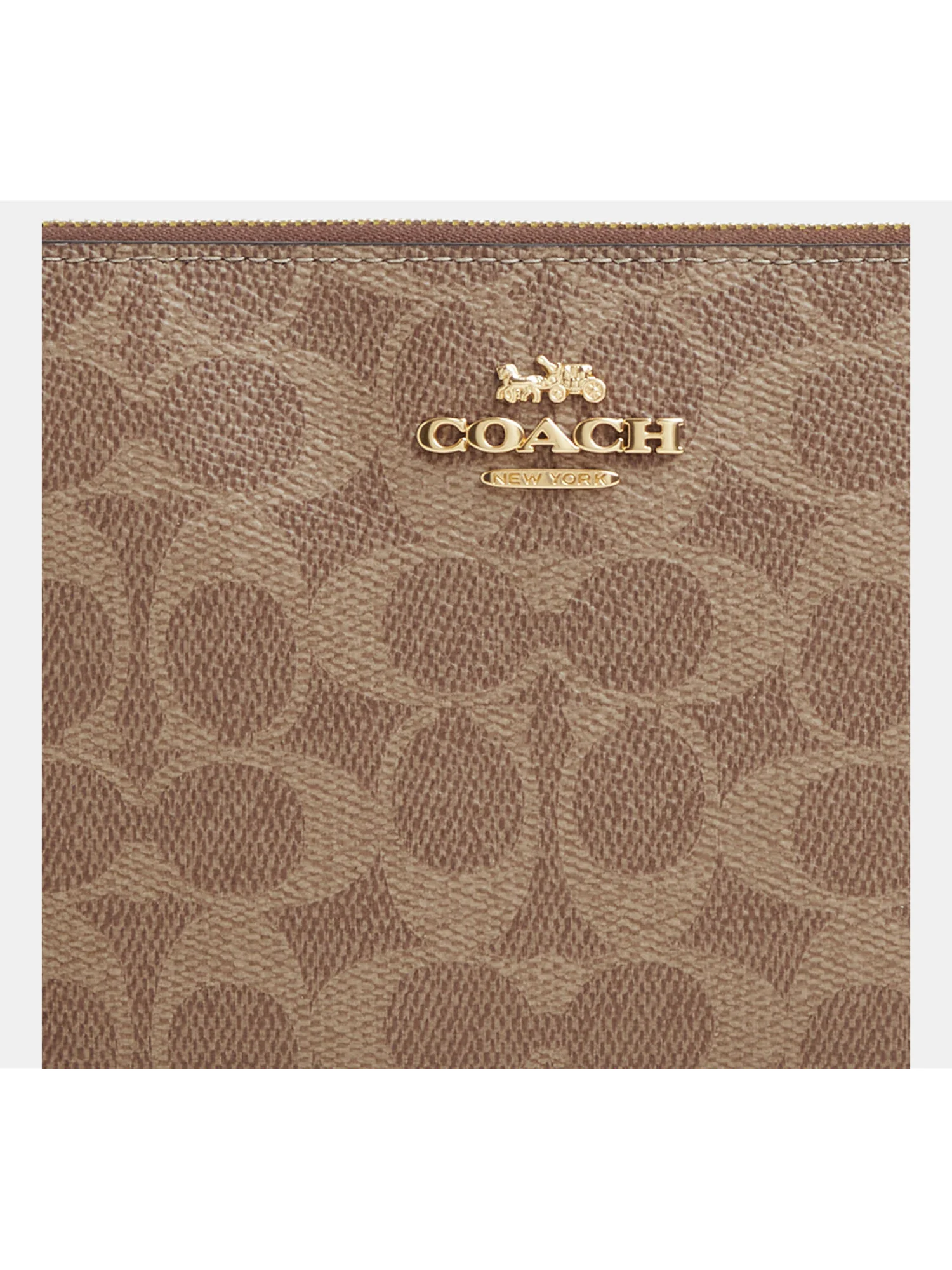 Большой кошелёк на запястье Coach с угловой молнией — 13