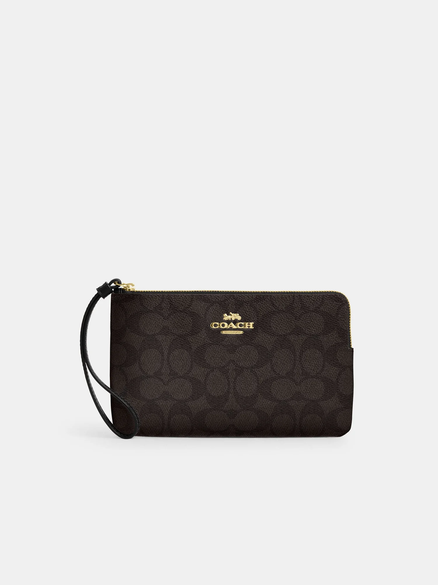 Большой кошелёк на запястье Coach с угловой молнией — 10