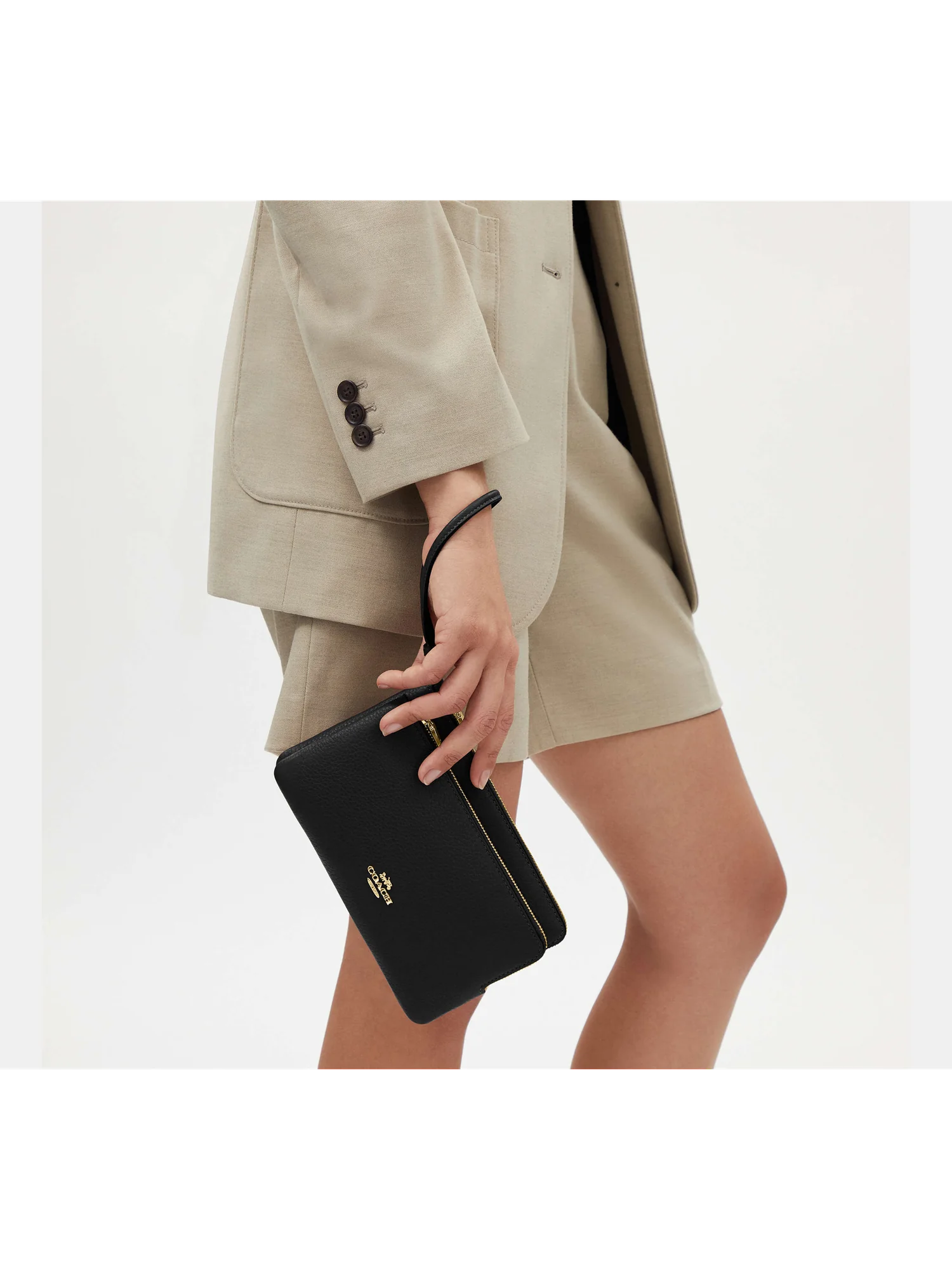 Кошелек на запястье Coach на двух молниях — 3
