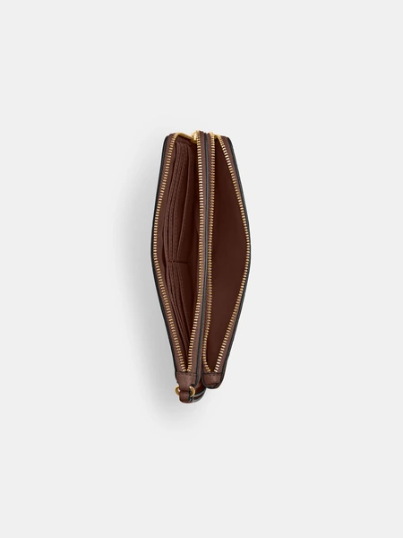 Кошелек на запястье Coach на двух молниях