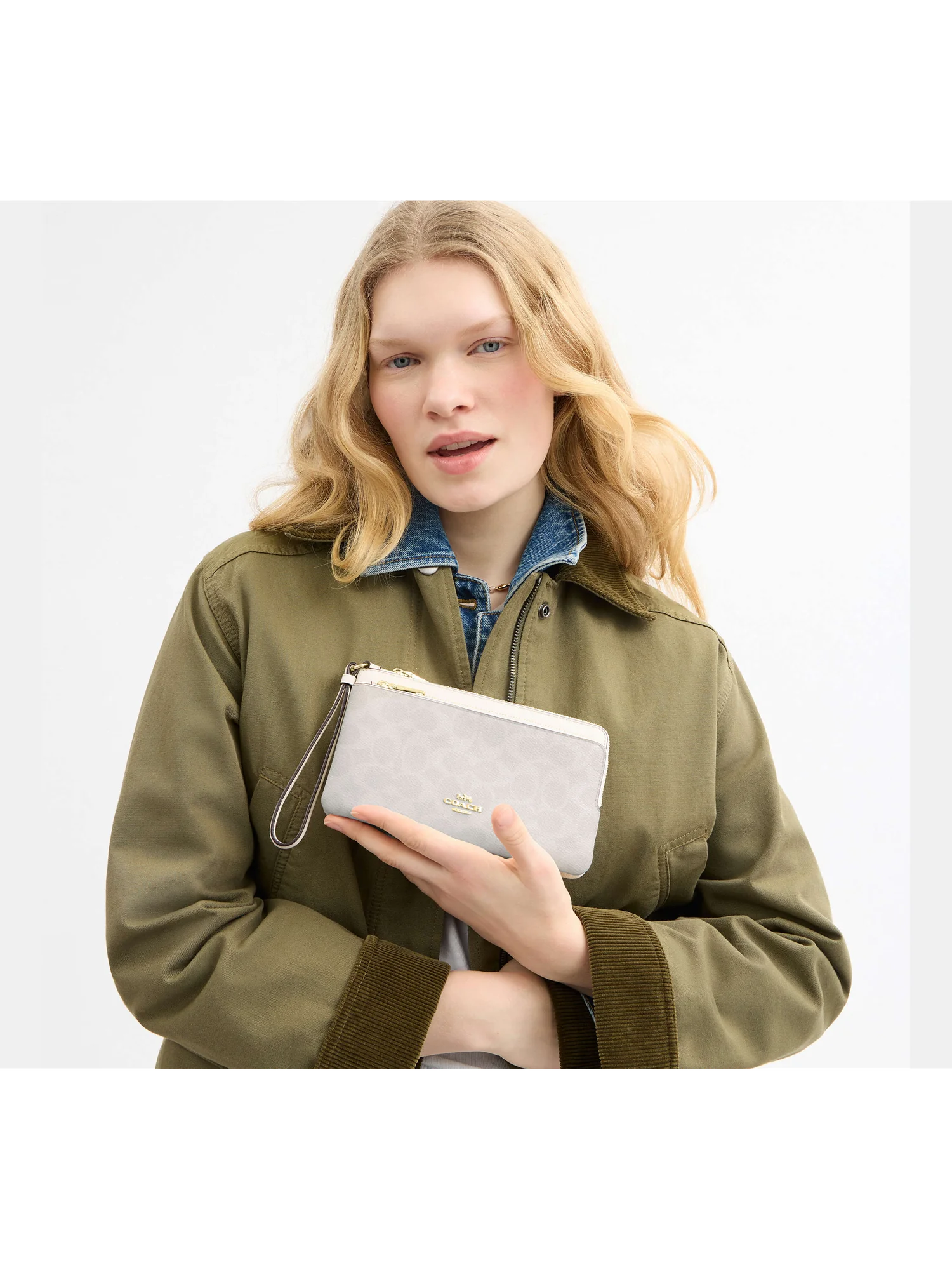 Кошелек на запястье Coach на двух молниях — 2