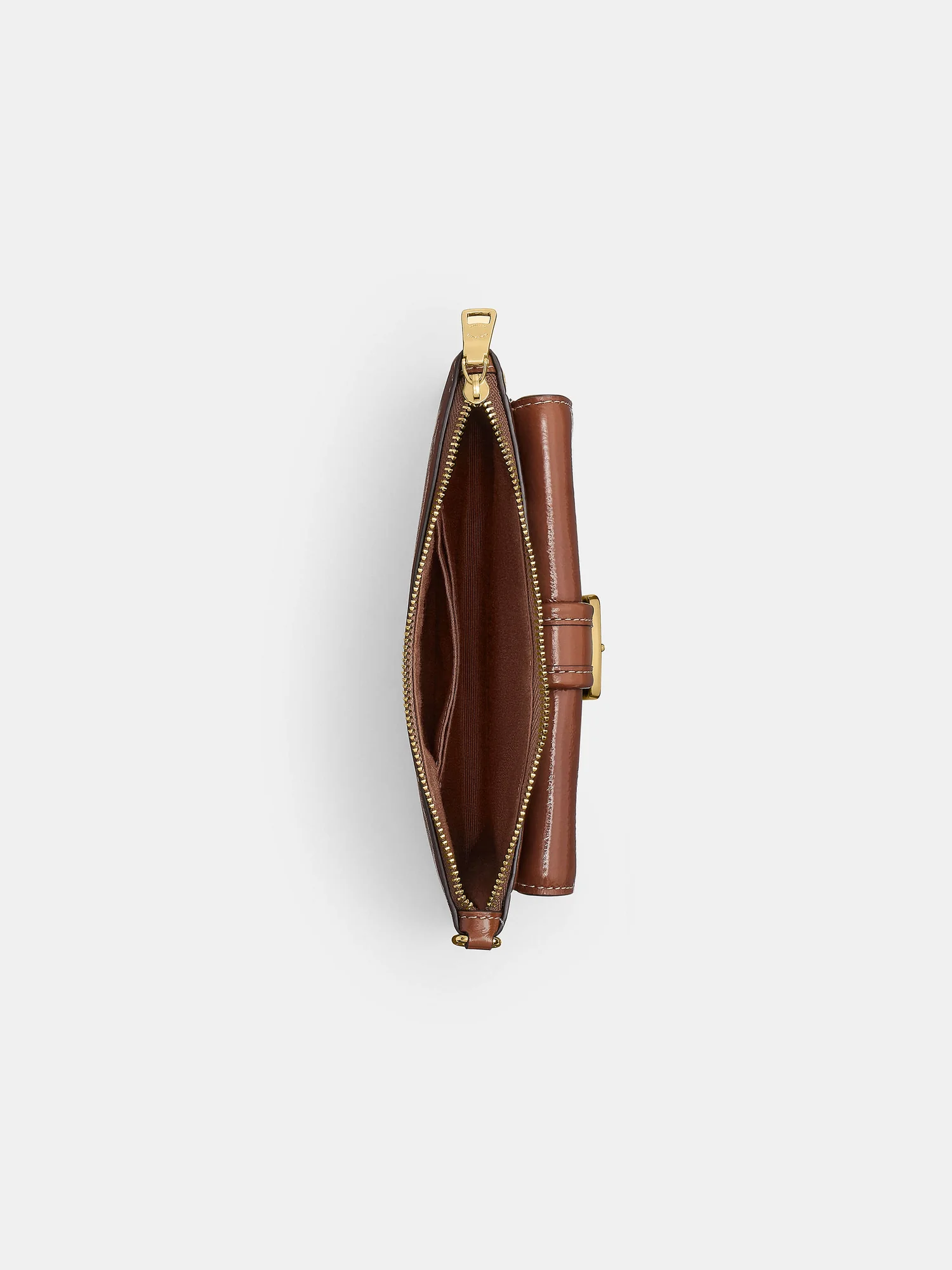 Клатч на запястье Coach Ashton с полосатым пэчворком — 8