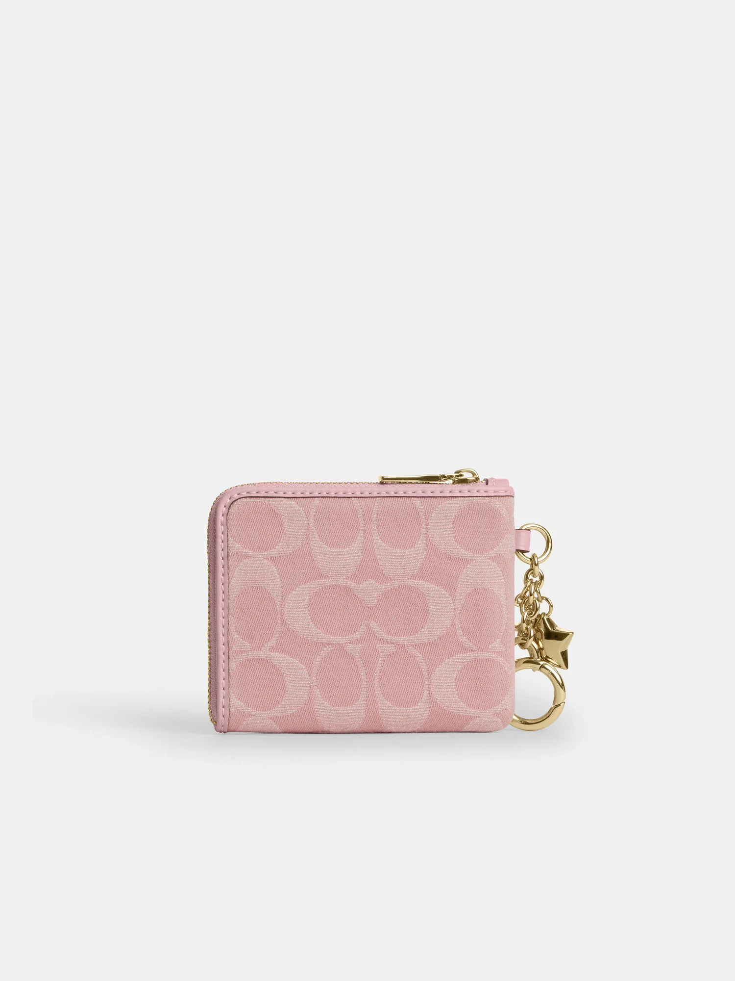 Компактный кошелёк Coach на молнии с шармом — 14