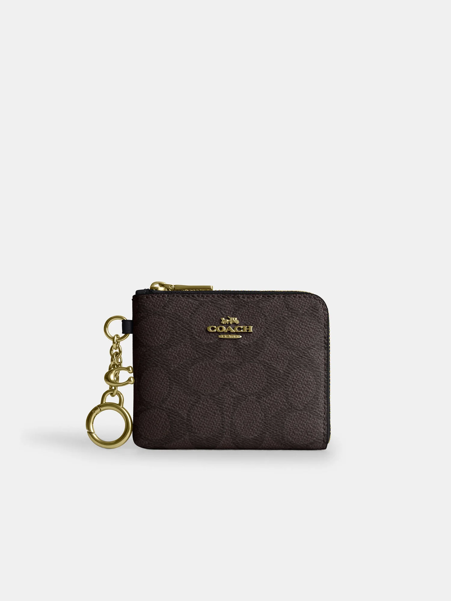 Кошелёк Coach Small Corner Zip из фирменного канваса — 15