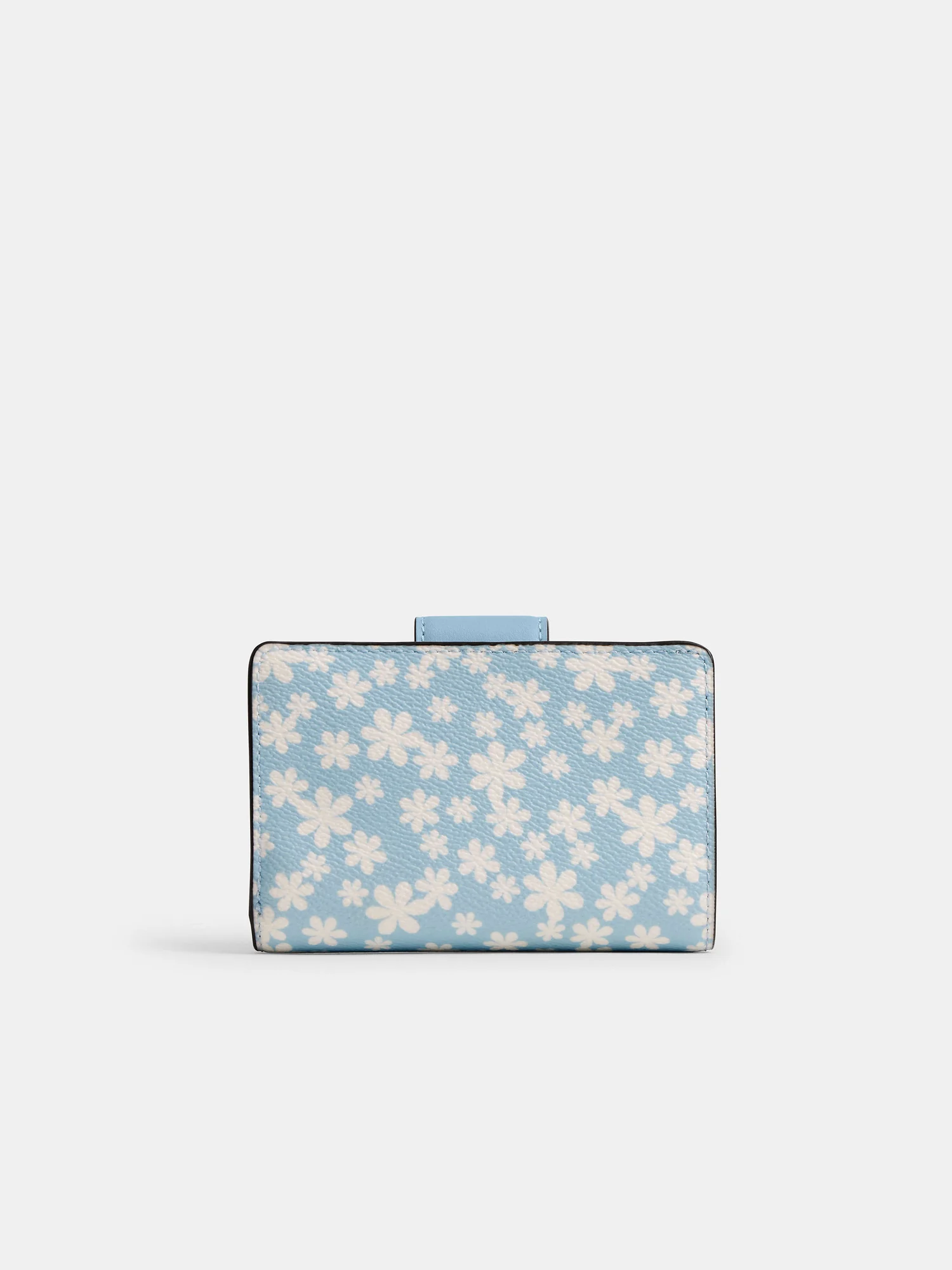 Кошелёк Coach Medium Corner Zip с цветочным принтом — 14