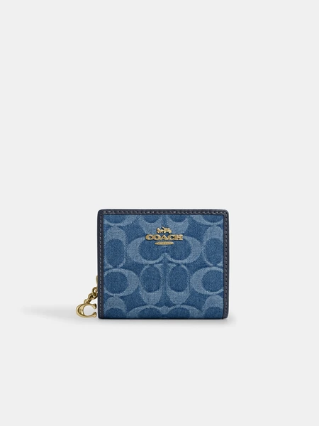 Кошелек Coach из джинсовой ткани
