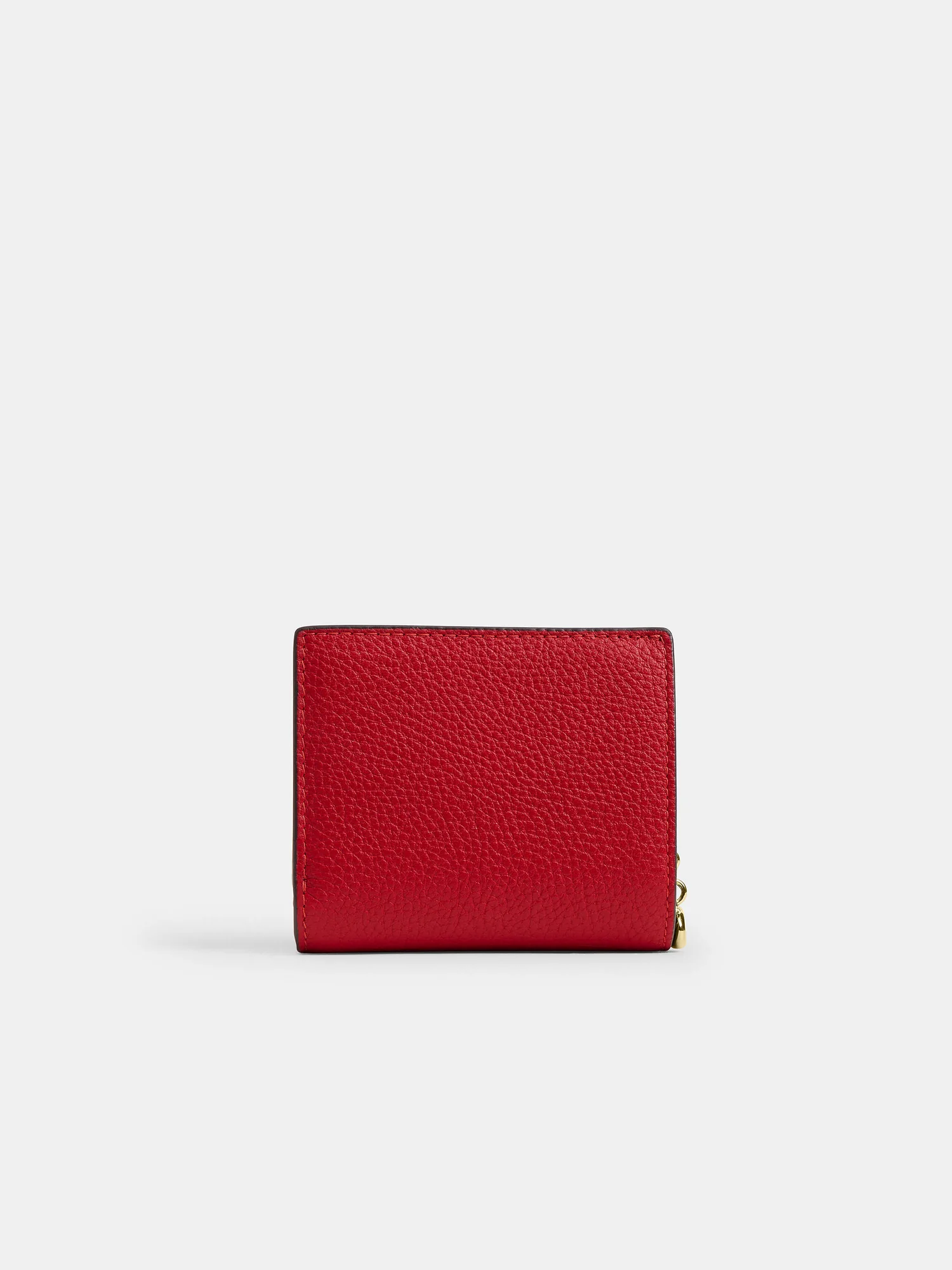 Кошелёк на кнопке Coach красный — 10