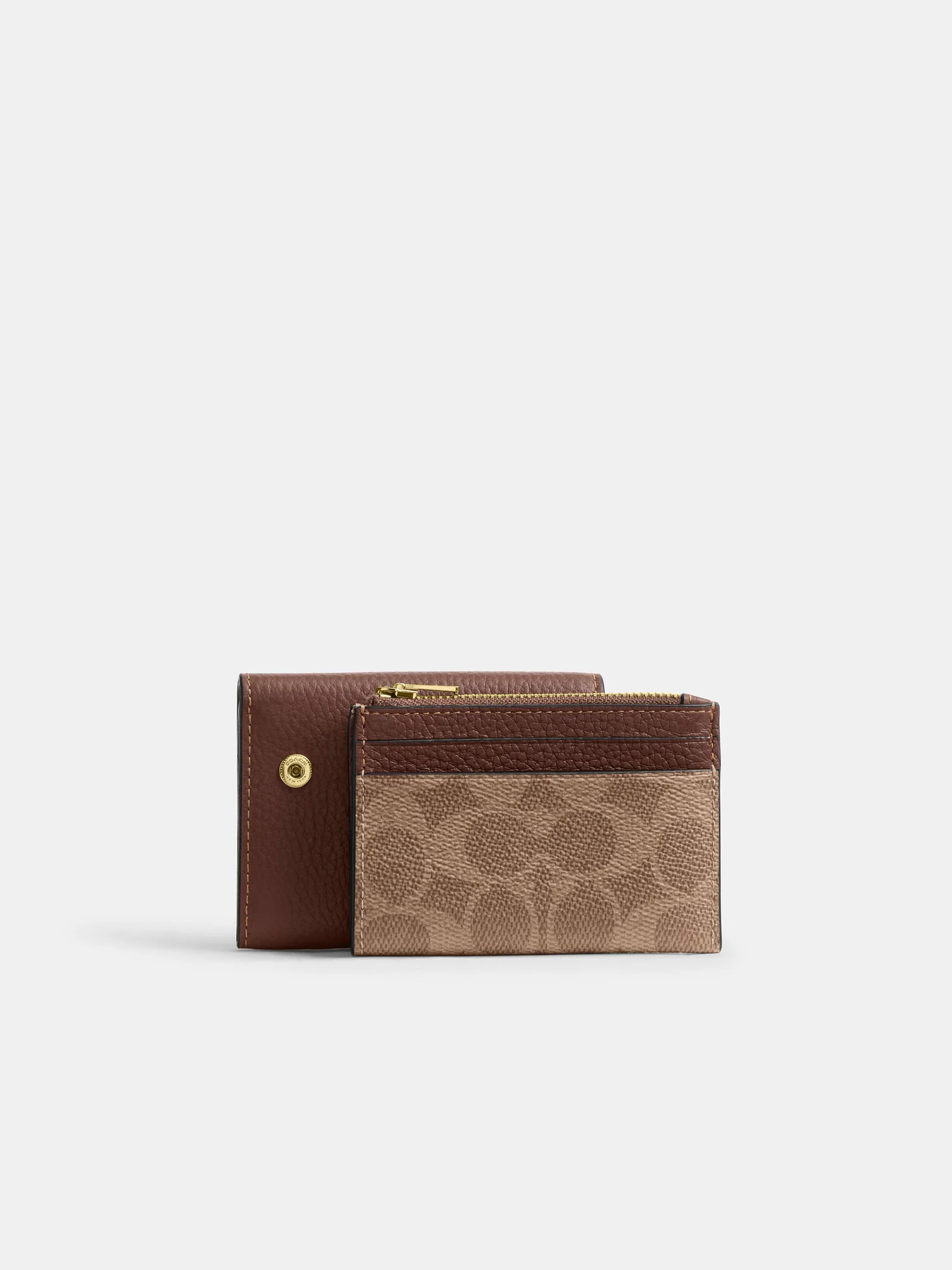 Картхолдер-кошелек Coach из фирменного текстиля — 8