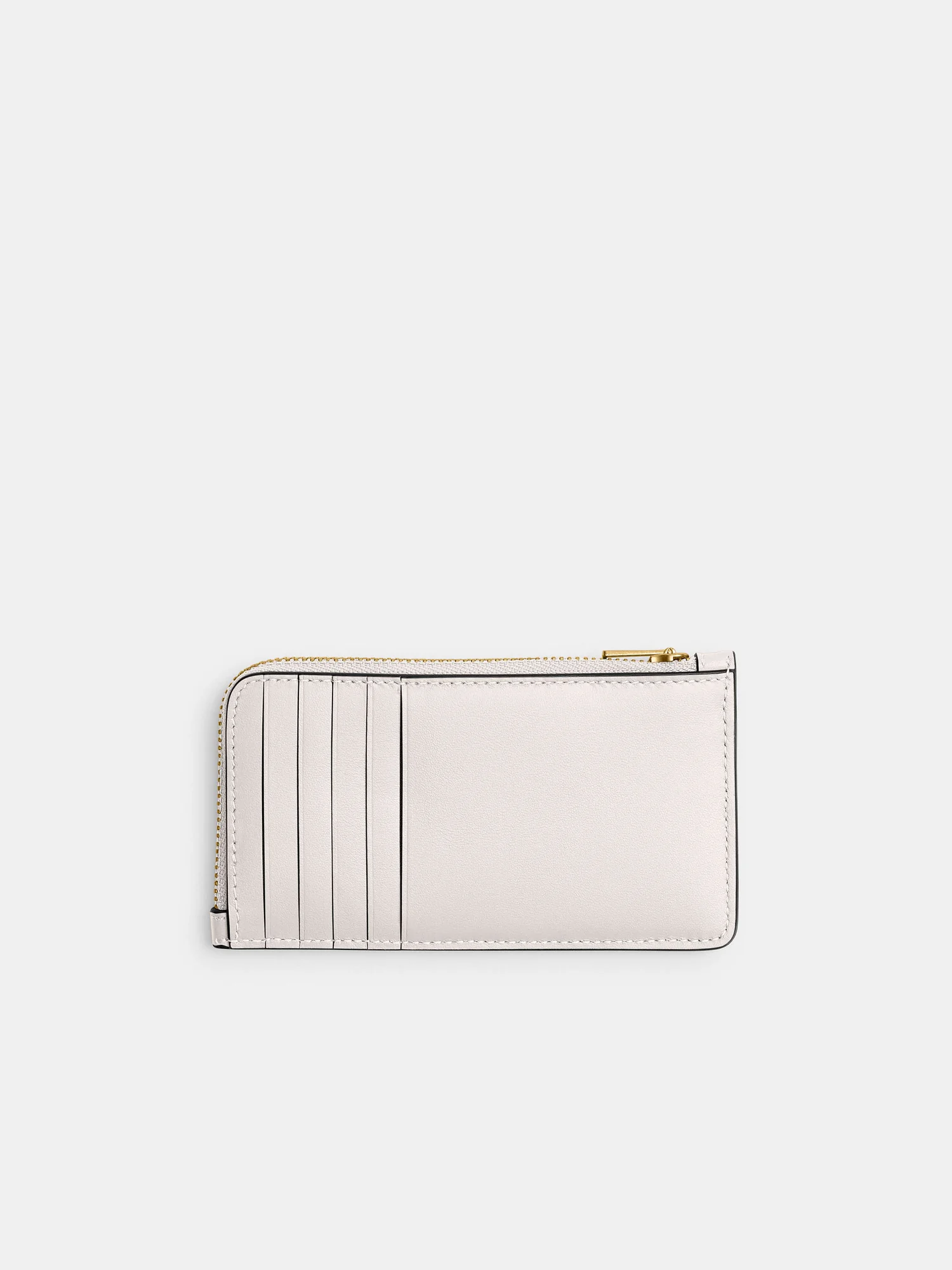 Женский кожаный картхолдер Coach New York Zip — 10