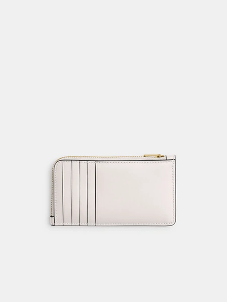 Женский кожаный картхолдер Coach New York Zip