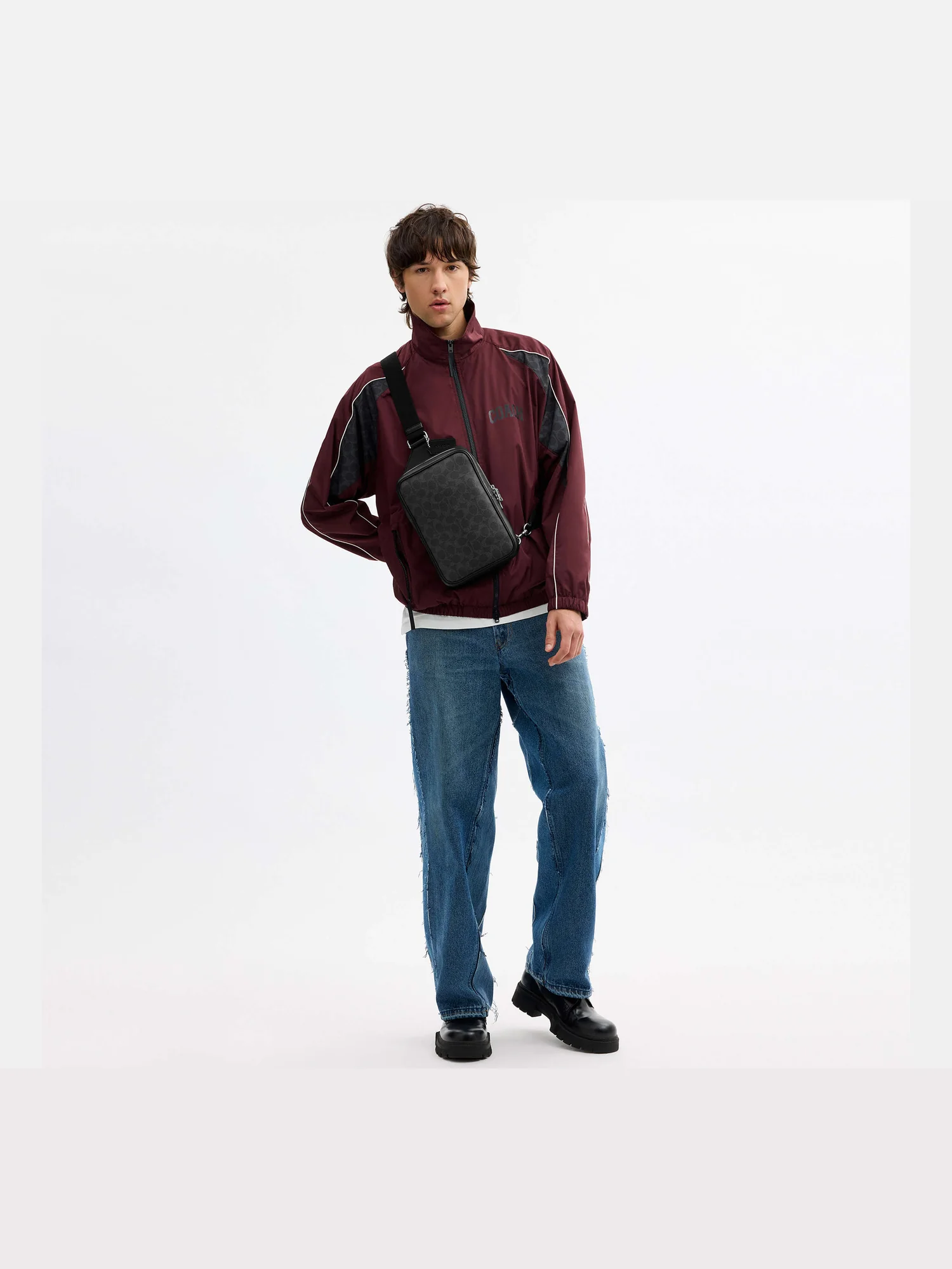 Слинг-рюкзак Coach Ray 17 из фирменного текстиля — 8