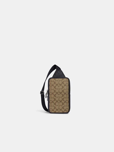 Сумка-слинг Coach Sullivan из фирменного текстиля