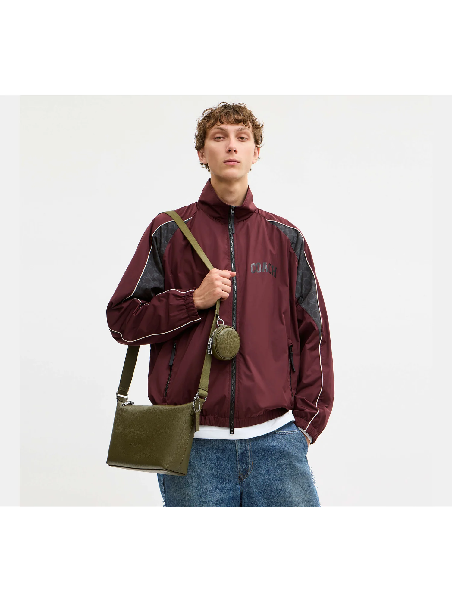 Сумка кроссбоди Coach Small Finn с чехлом — 3