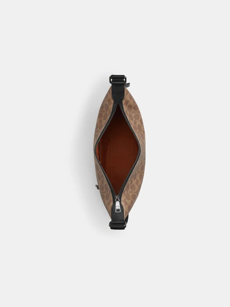Маленькая сумка-кроссбоди Coach Finn Signature Canvas
