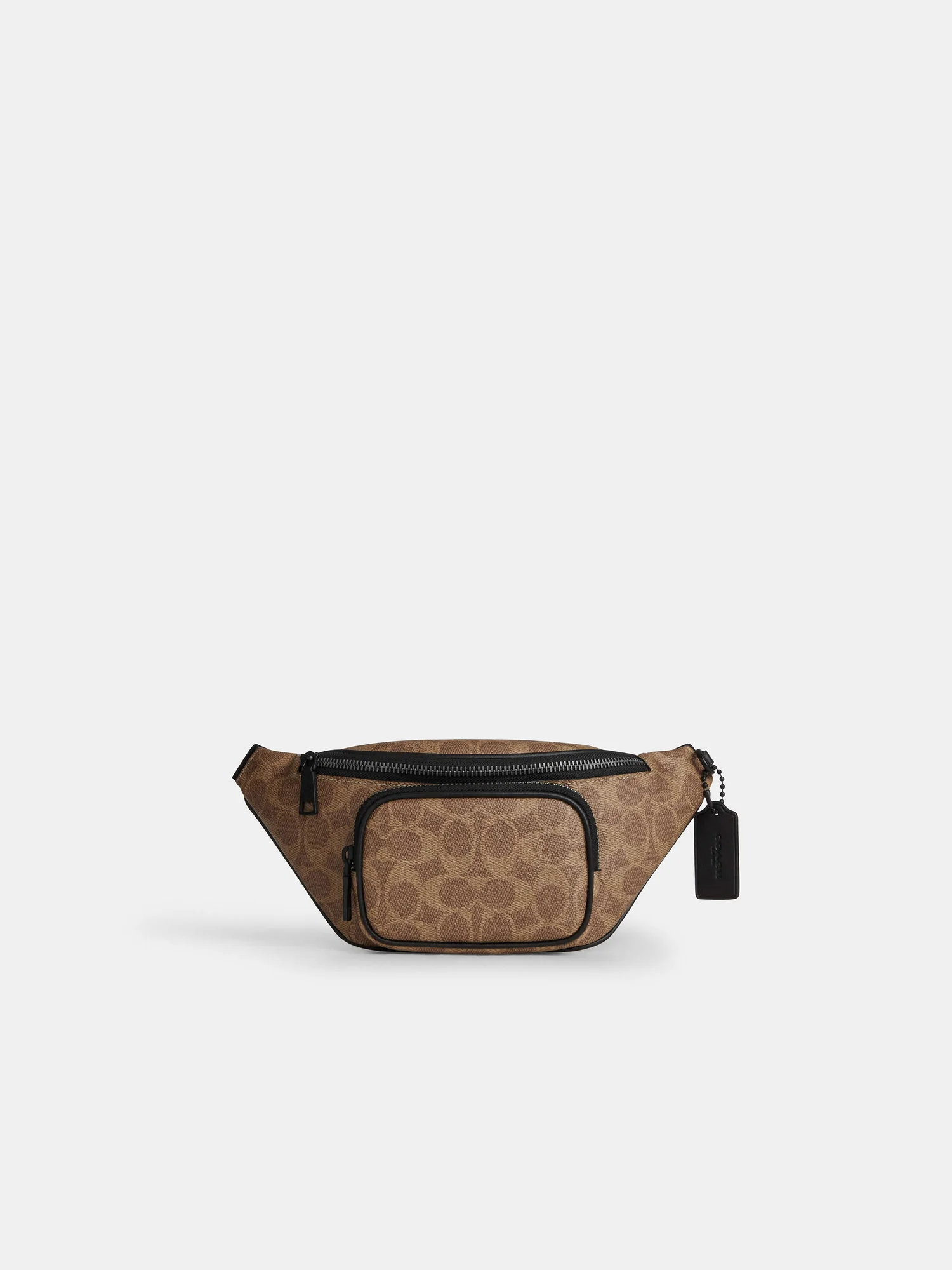 Поясная сумка Coach Travis 30 из фирменного текстиля — 17