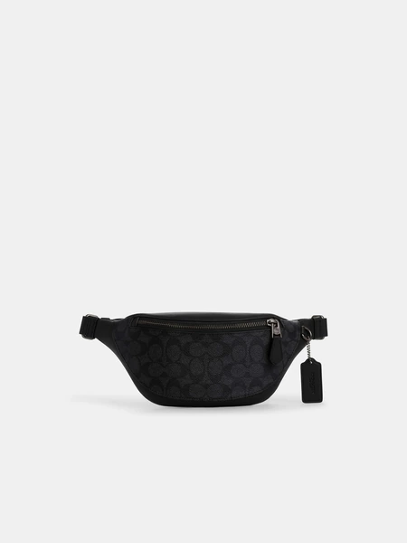 Поясная сумка Coach Warren Mini из фирменного текстиля