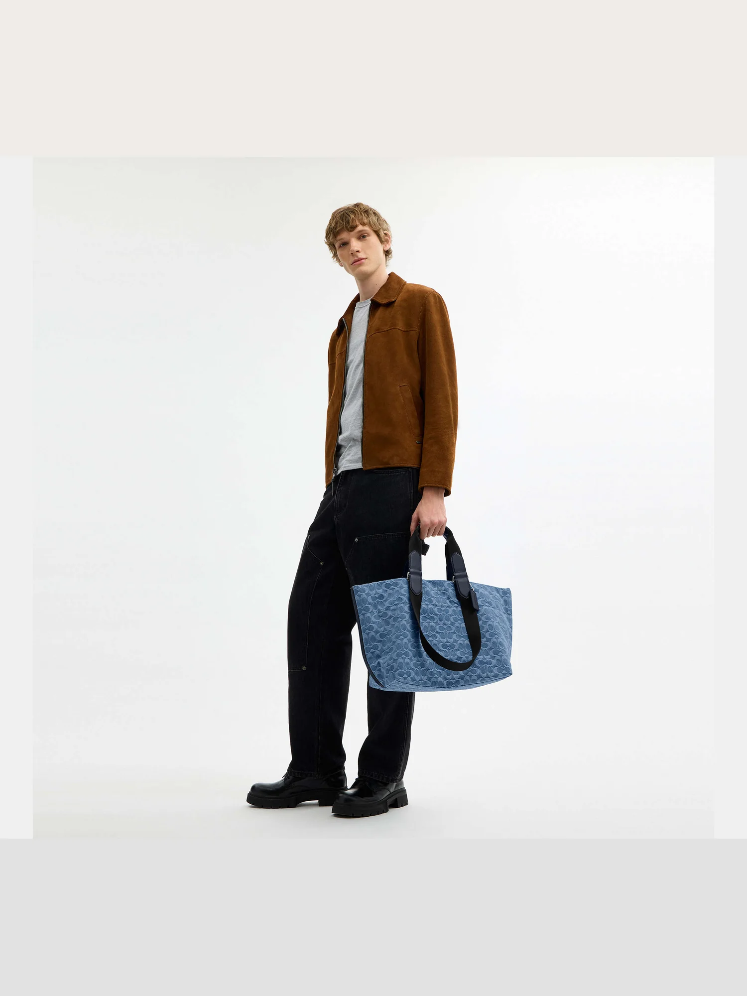 Сумка-тоут Coach Tour из фирменного денима — 3