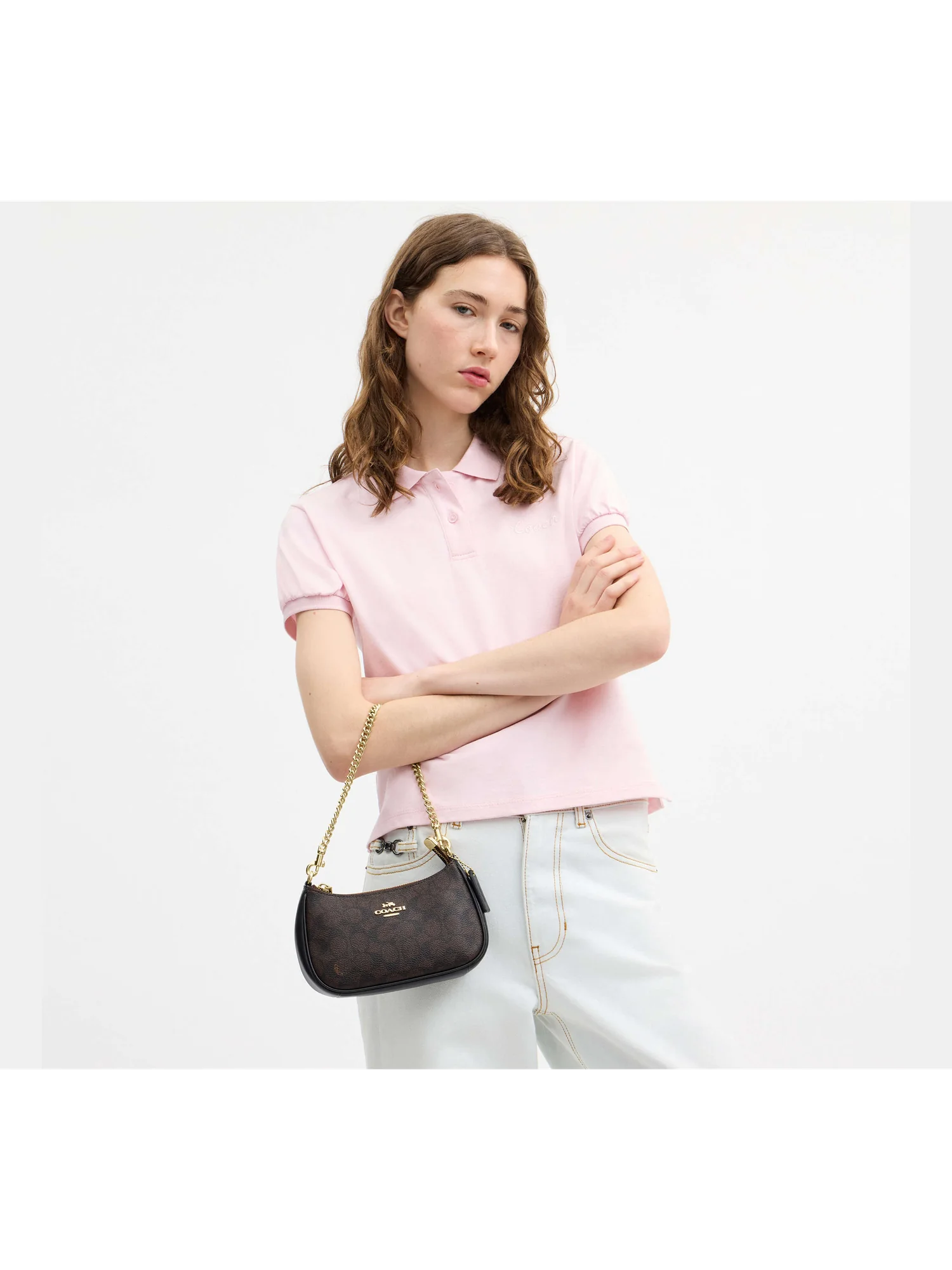 Мини-сумка Coach Teri с фирменным принтом — 19
