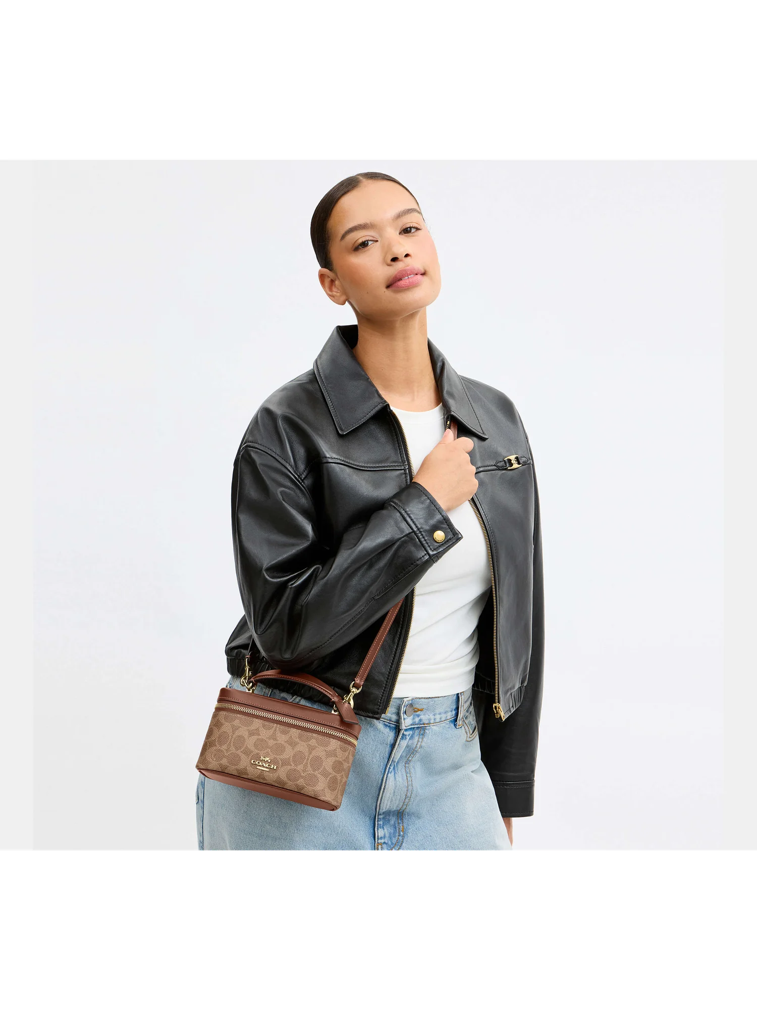 Сумка кросс-боди Coach Rainer 18 из канваса Signature — 6