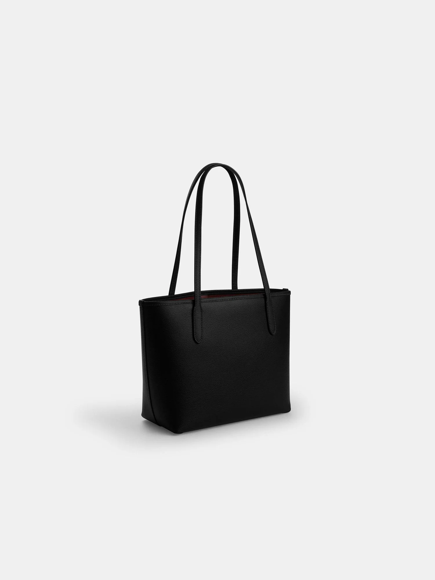 Сумка-тоут Coach Medium City из зернёной кожи — 4