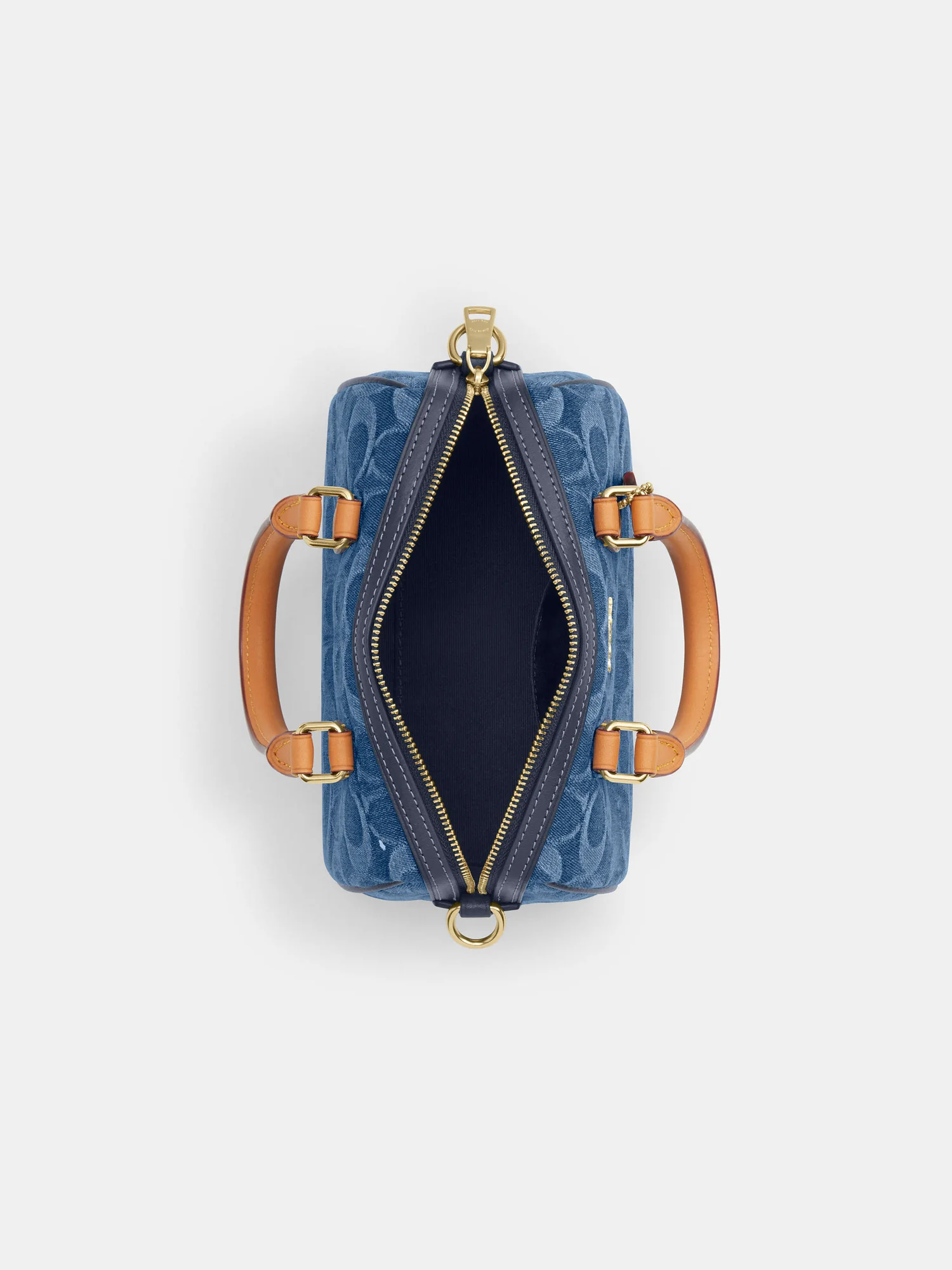 Мини-сумка кросс-боди Coach Rowan из джинсовой ткани Signature — 19