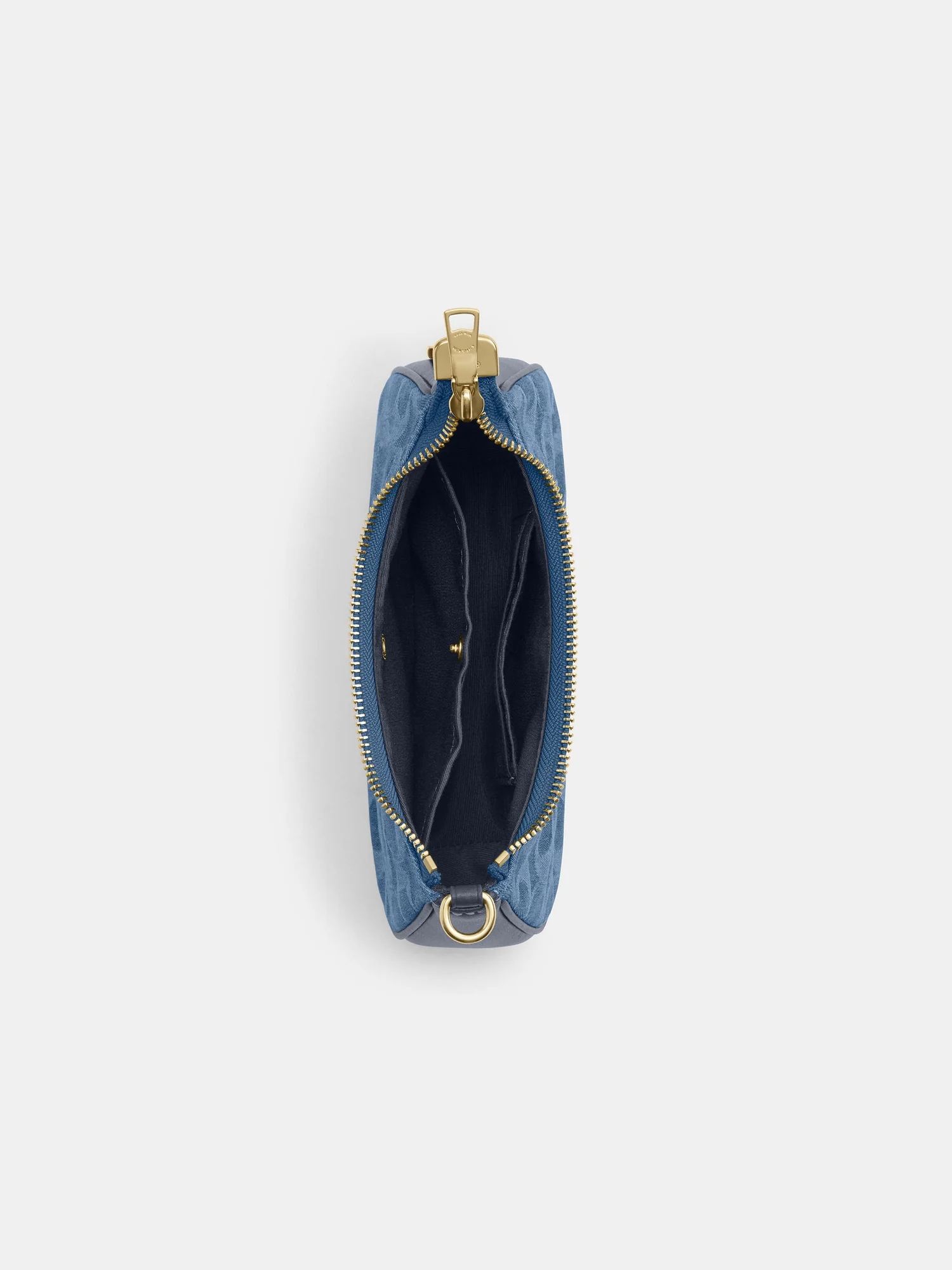 Мини-сумка кросс-боди Coach Teri из джинсовой ткани Signature — 10