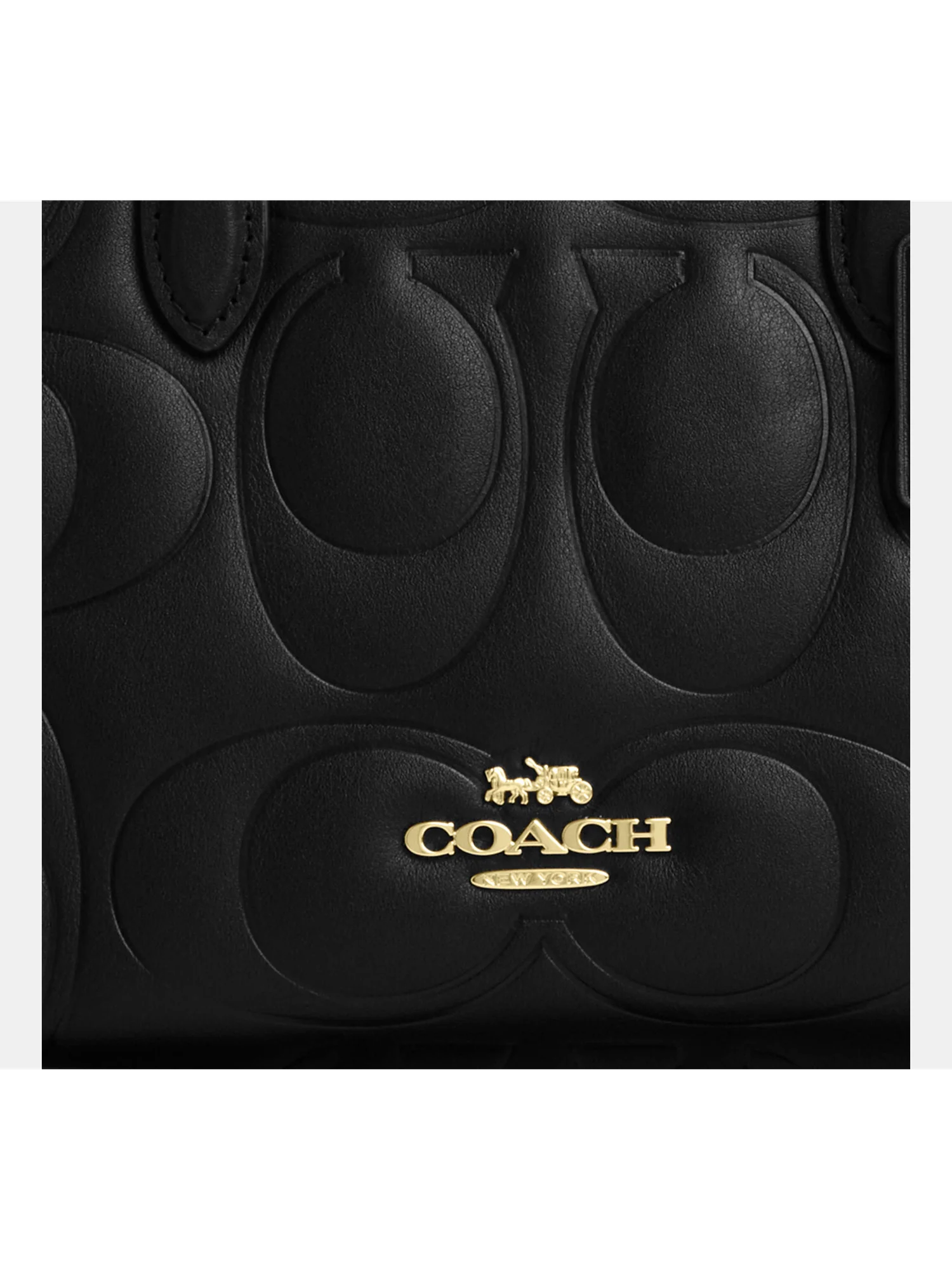 Маленькая сумка тоут Coach Maggie из фирменной кожи — 4