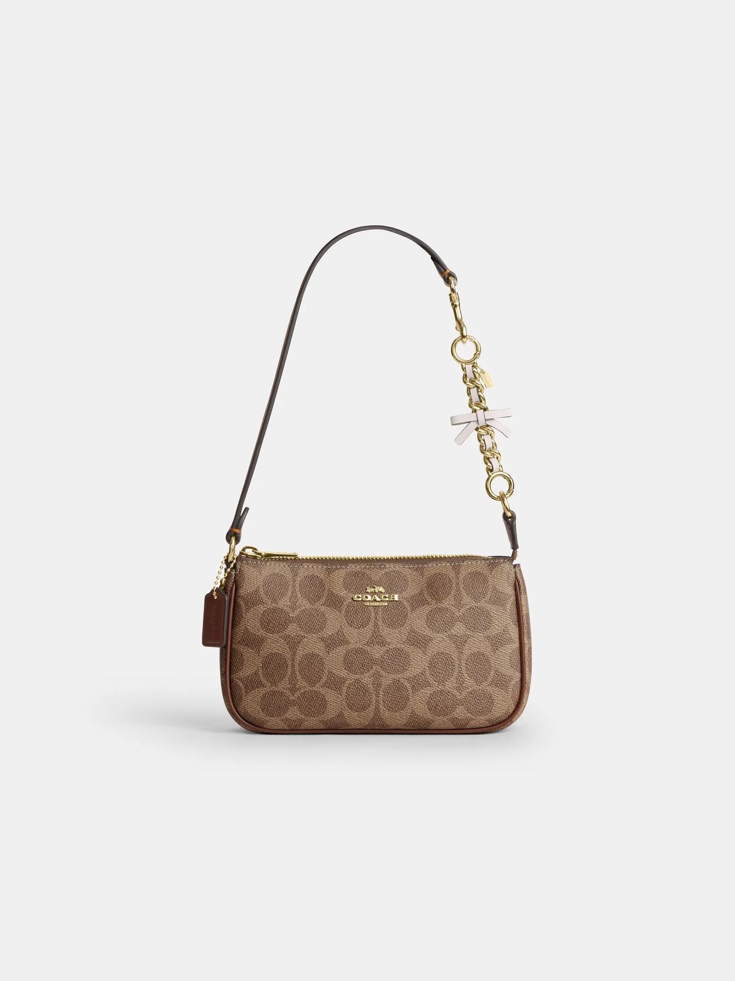 Удлинитель ремня для сумки Coach с бантом — 2
